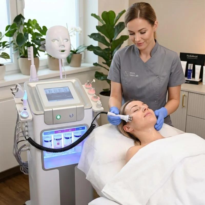Multifunkčn&yacute; pr&iacute;stroj na hydradermabr&aacute;ziu 12 v 1 - kysl&iacute;kov&aacute; terapia a omladenie pleti  | Zdrav&yacute;N&aacute;kup.sk