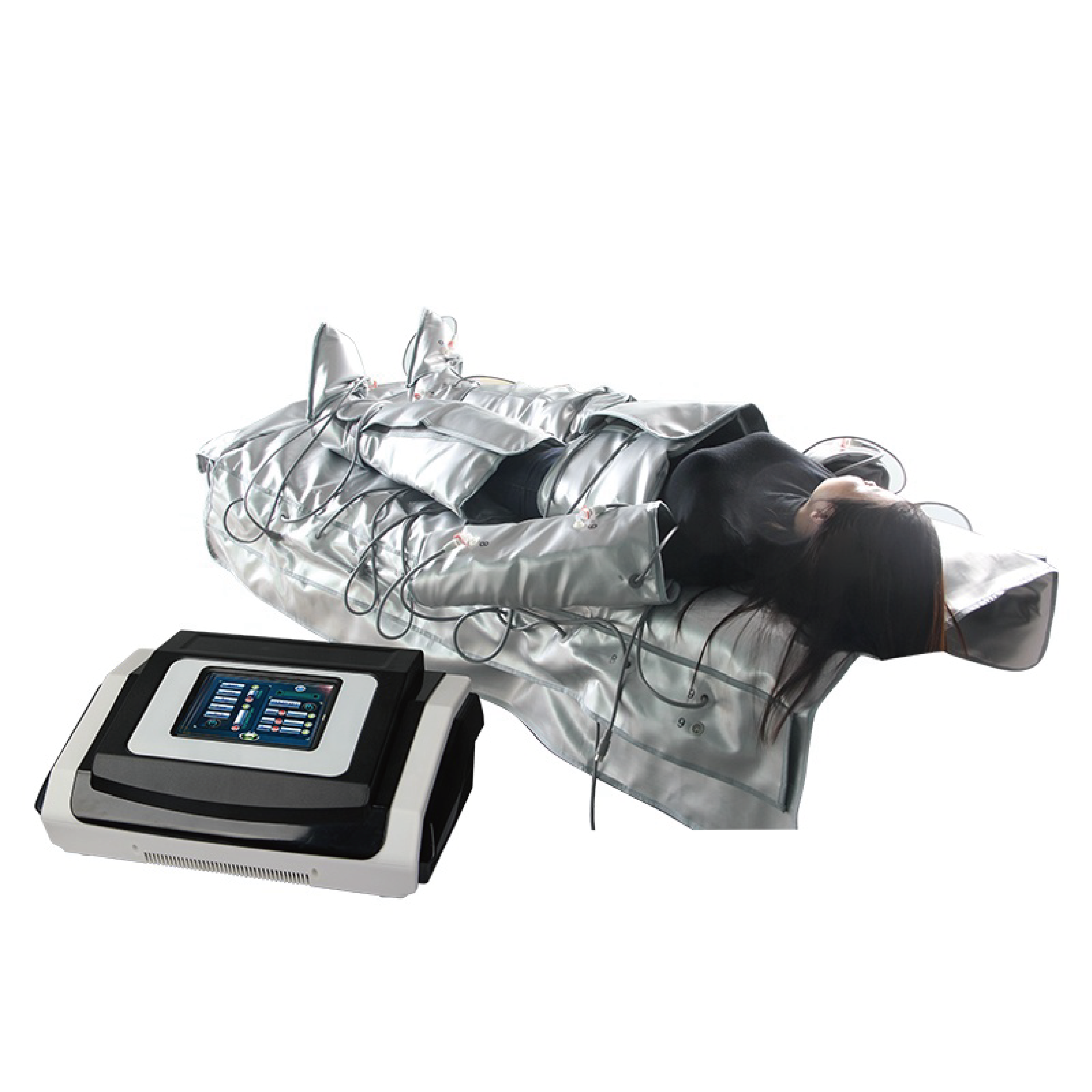 3 in 1 pressotherapy far infrared lymphatic drainage ems muscle stimulation machine