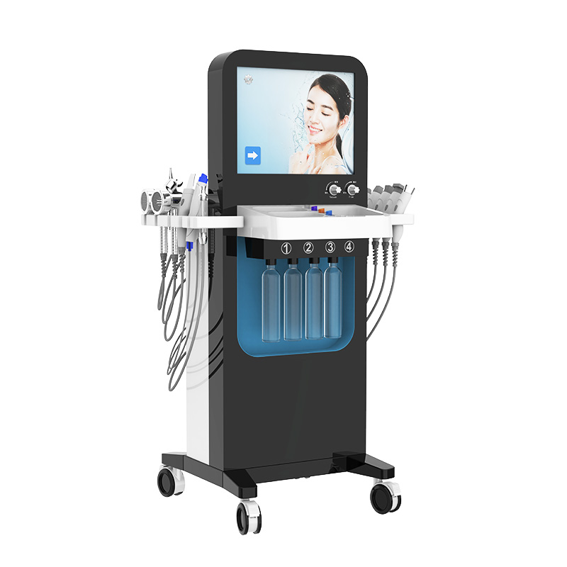 13 in 1 Hydra facial machine rf skin tighten hydro dermabrasion aqua peel facial machine