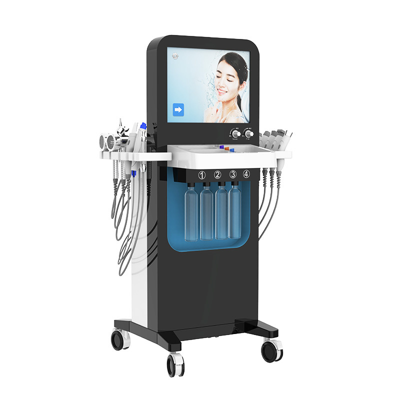 13 in 1 Hydra facial machine rf skin tighten hydro dermabrasion aqua peel facial machine