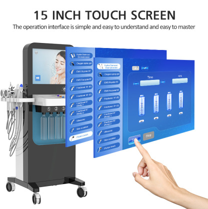 13 in 1 Hydra facial machine rf skin tighten hydro dermabrasion aqua peel facial machine