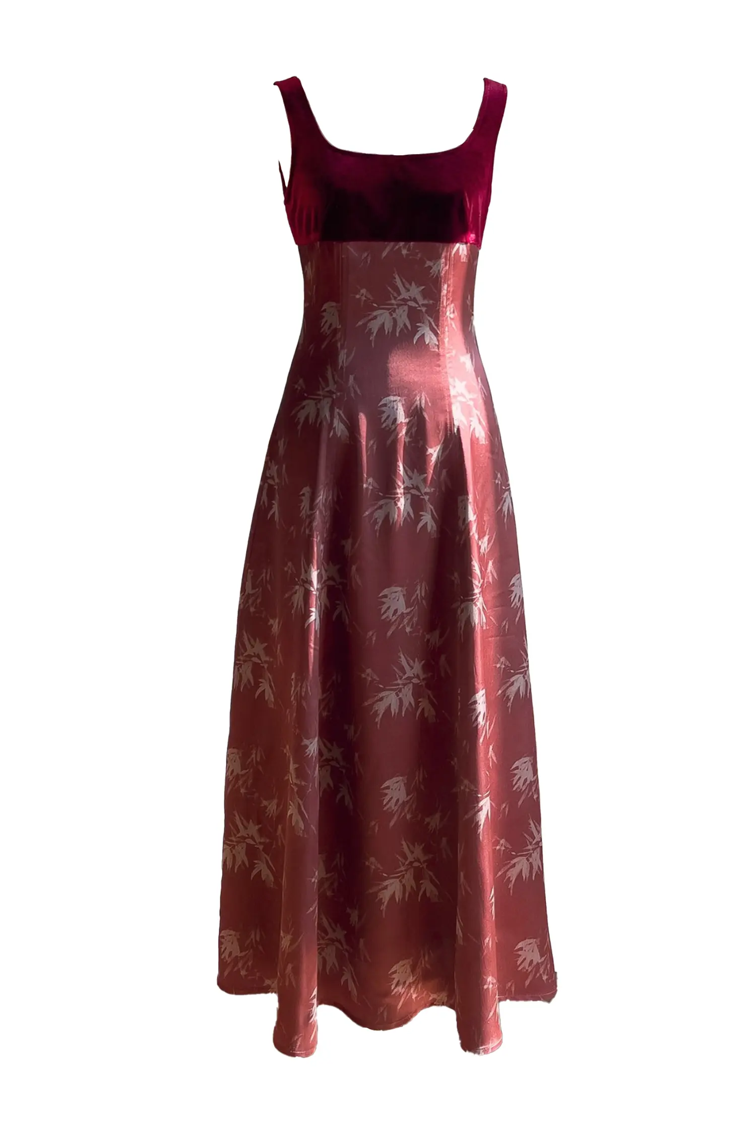 Mick Wine Red Slip Dress-CATCHALL