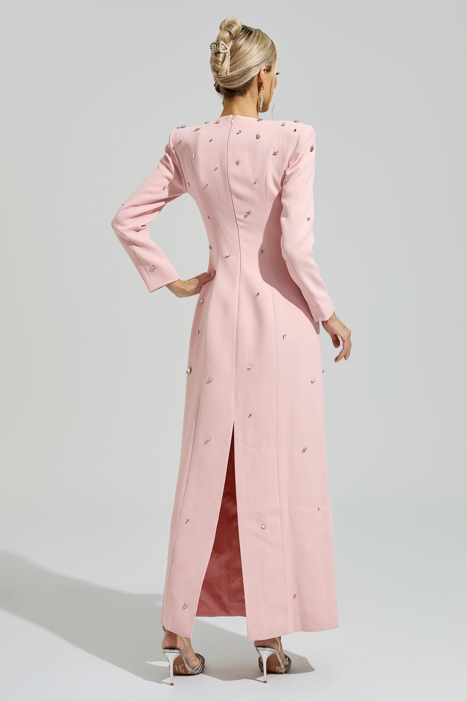 Dunlop Pink Diamond Long Sleeve Dress