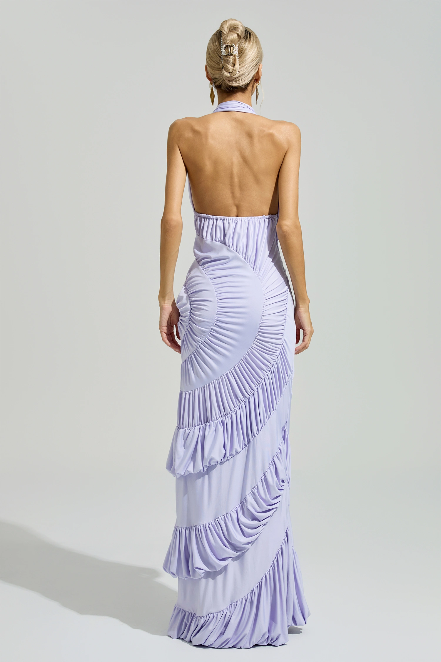 Romilly Purple Mermaid Maxi Dress