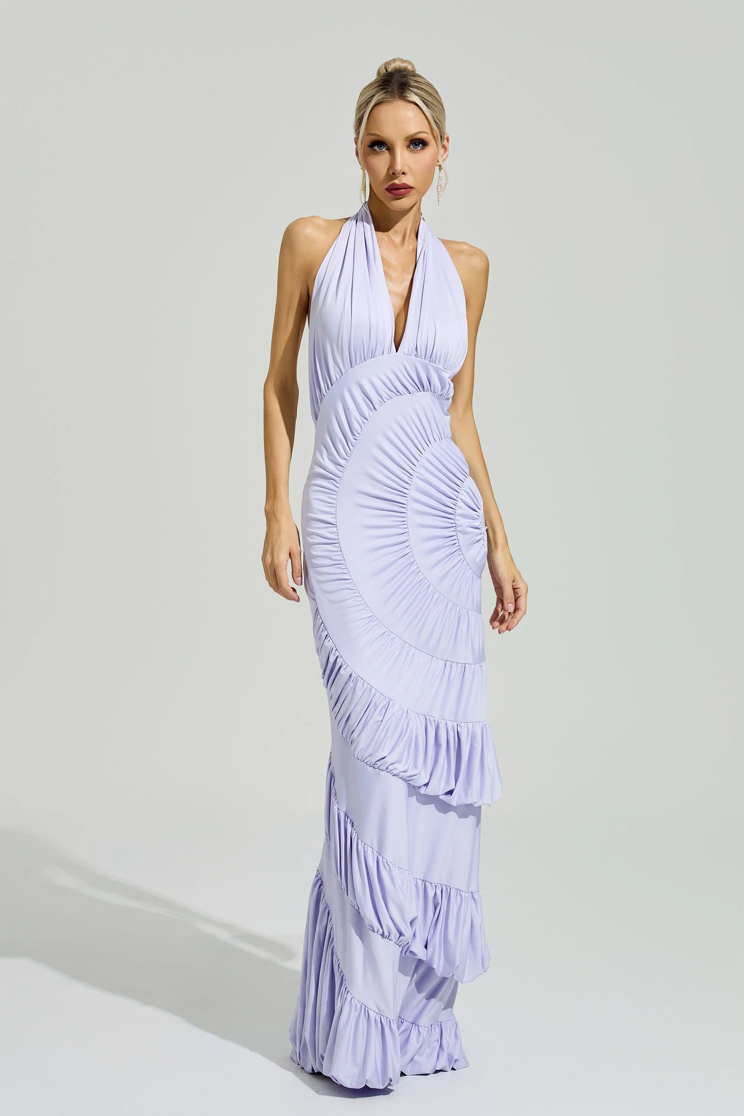 Romilly Purple Mermaid Maxi Dress