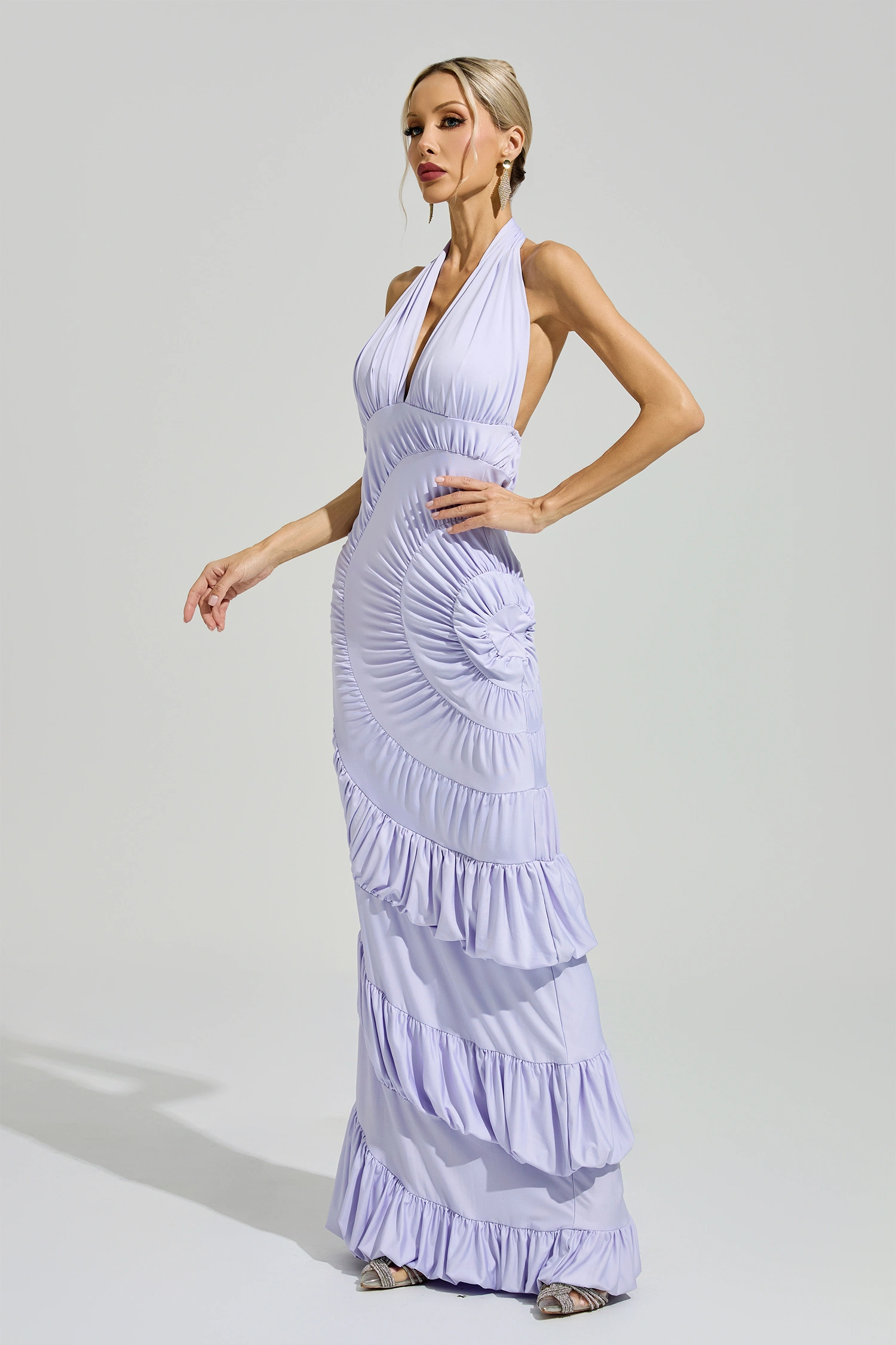 Romilly Purple Mermaid Maxi Dress