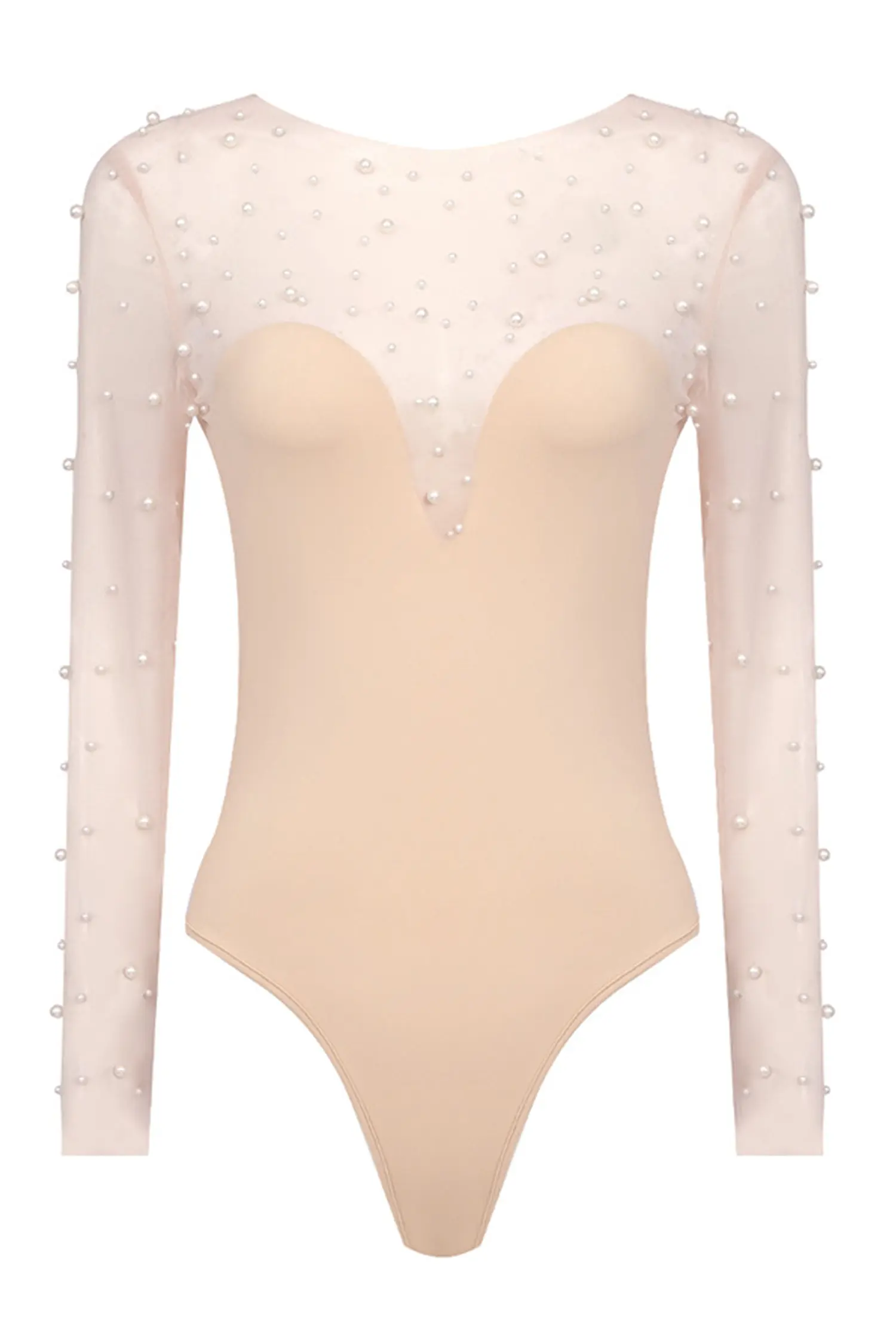 Dobbin White Mesh Bodice Jumpsuit-CATCHALL