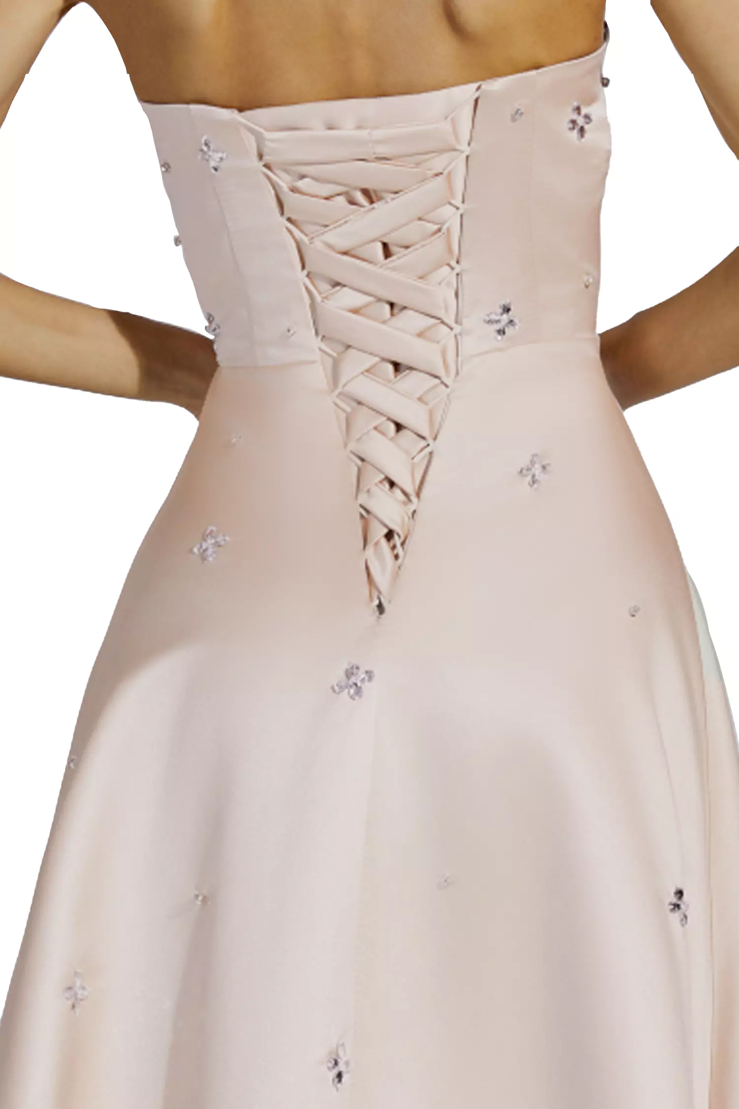 Rayne Champagne Off-shoulder Dress-CATCHALL