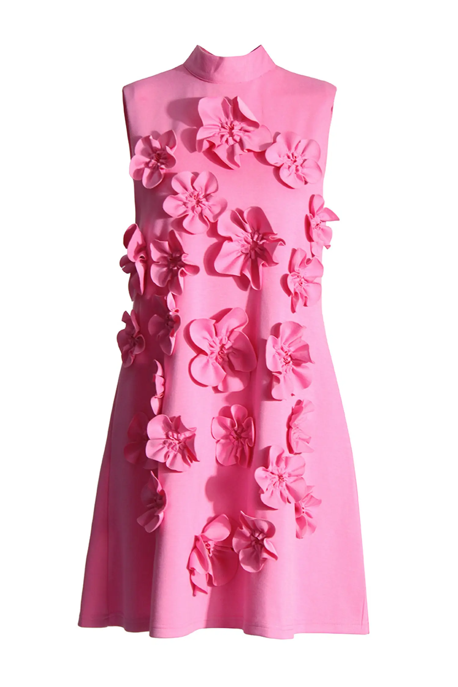 Onions Rose Red Rose Flower Mini Dress-CATCHALL