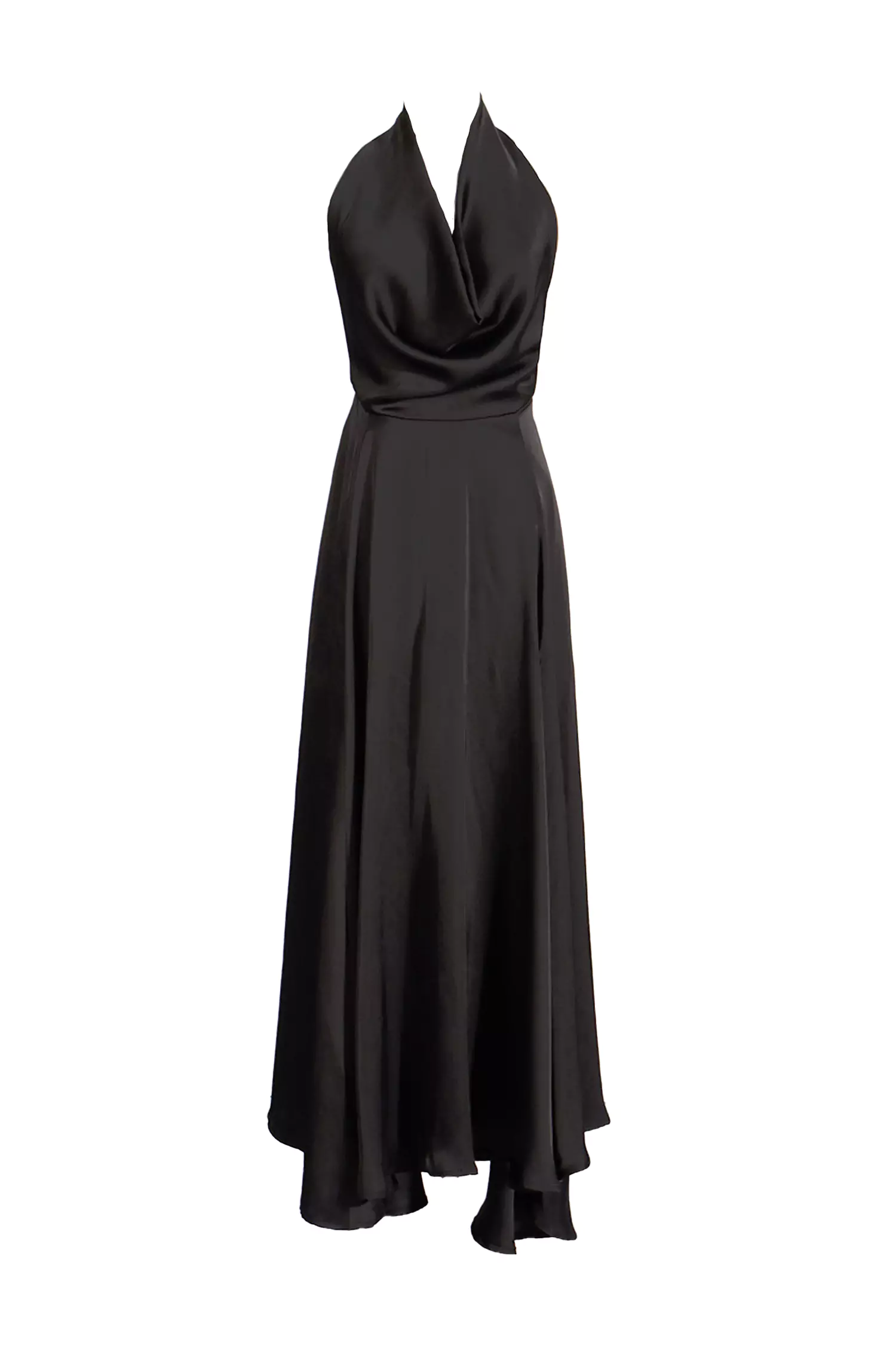 Patricia Black Halter Maxi Dress-CATCHALL