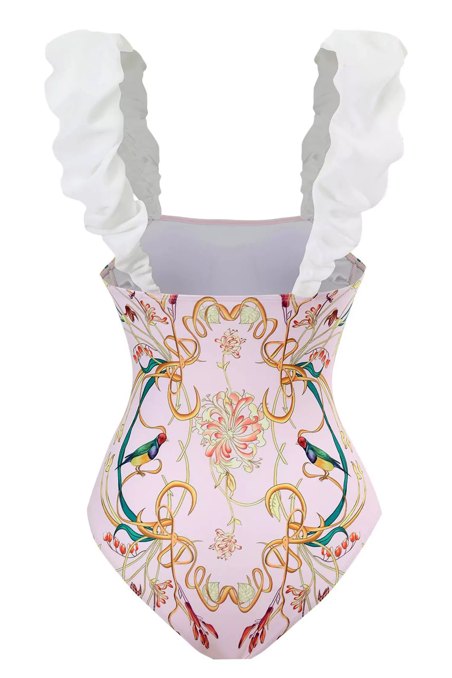 Keyla Pink Halter Swimwear-CATCHALL