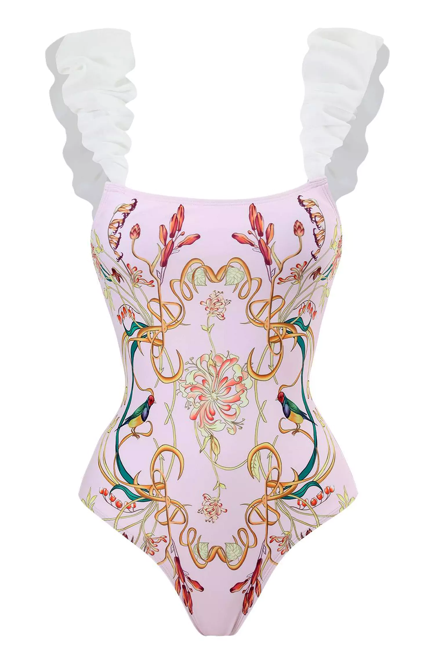 Keyla Pink Halter Swimwear-CATCHALL