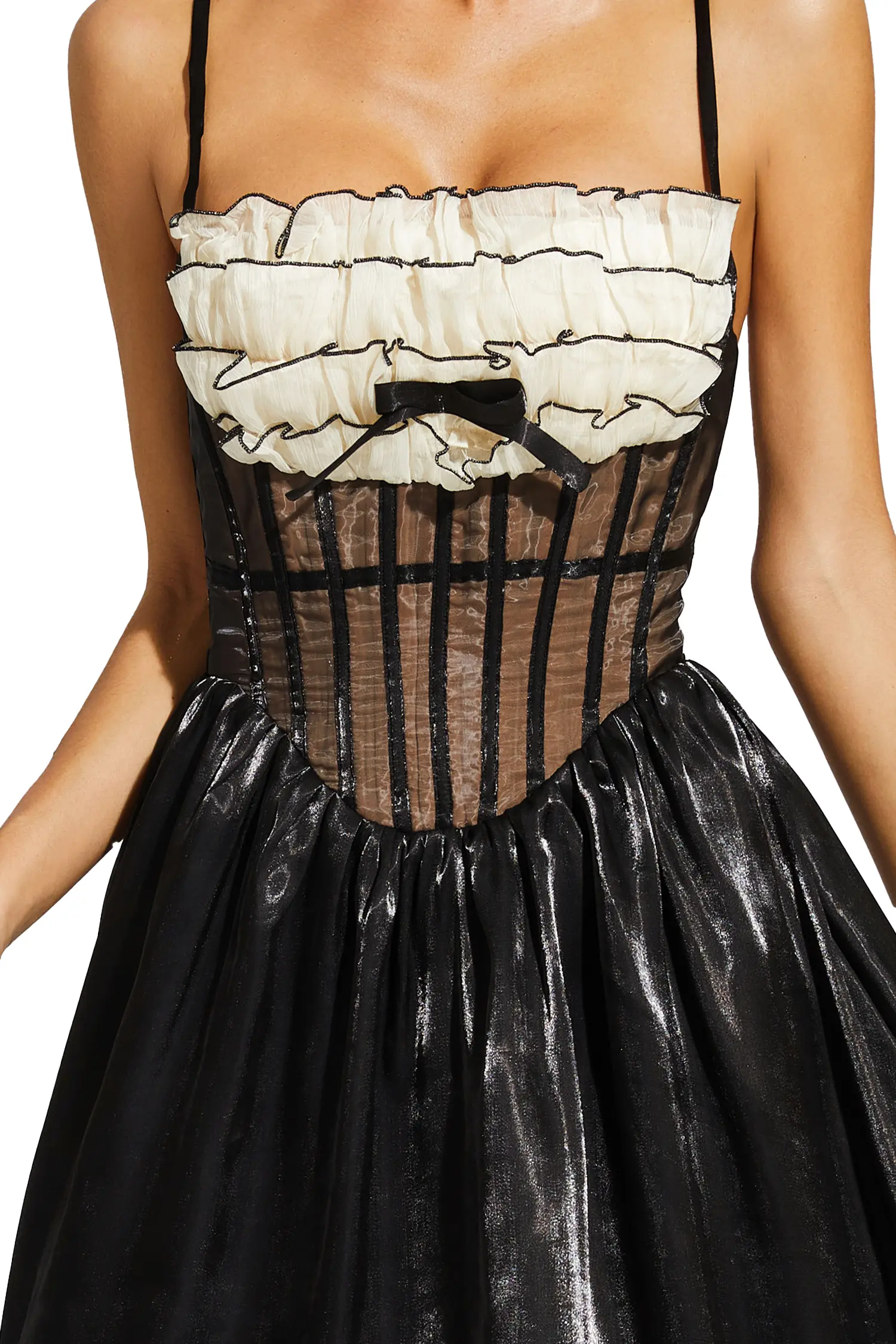 Wilbur Black Lace Slip Dress-CATCHALL