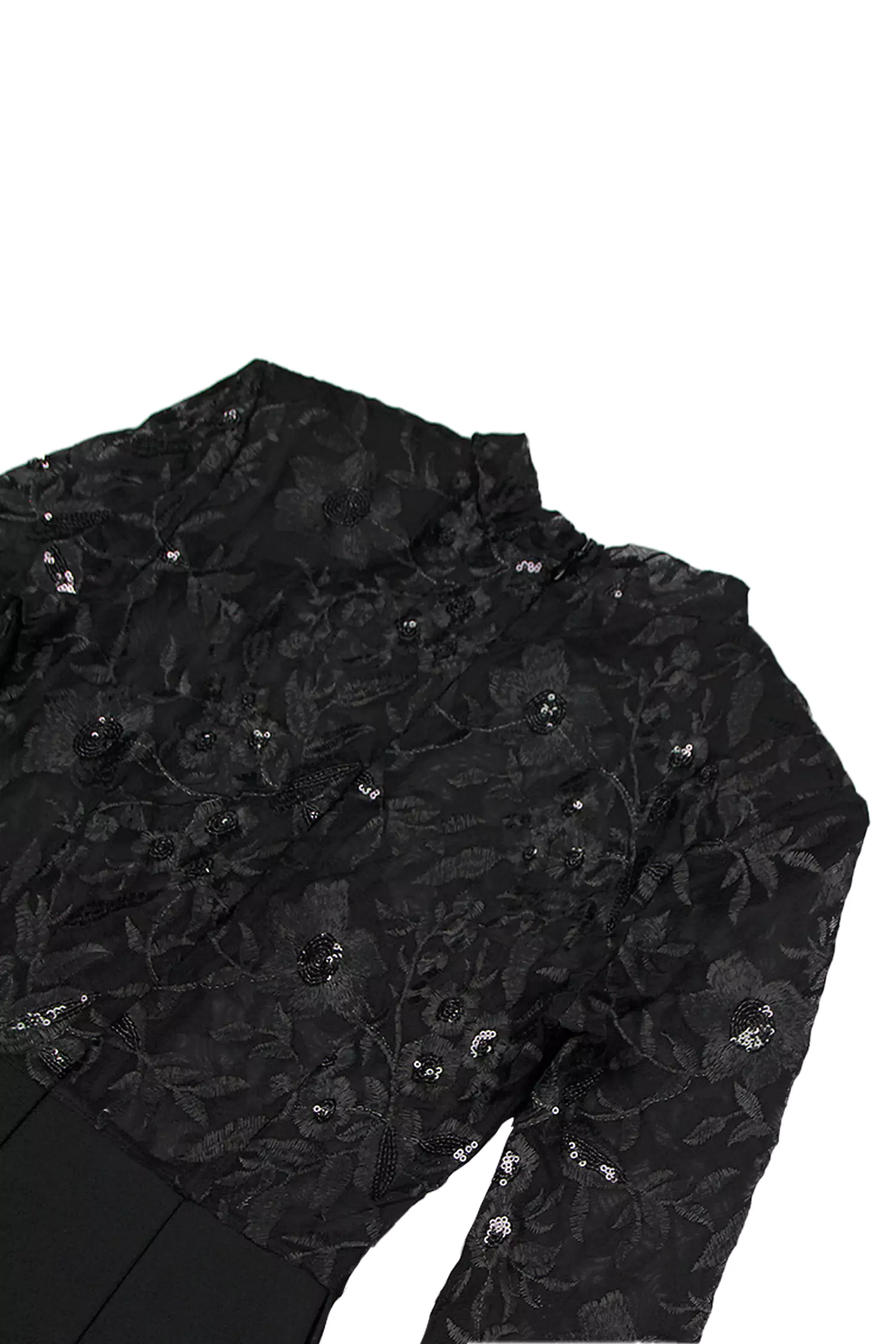 Simone Black Belted Lace Jumpsuit-CATCHALL