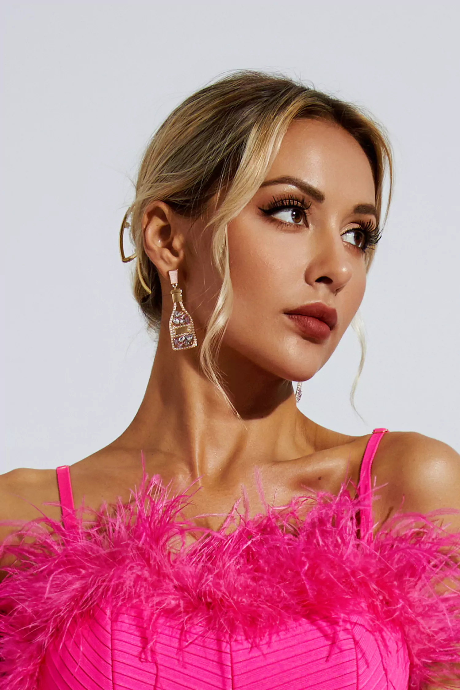 Jayla Diamante Bottle Earrings-CATCHALL