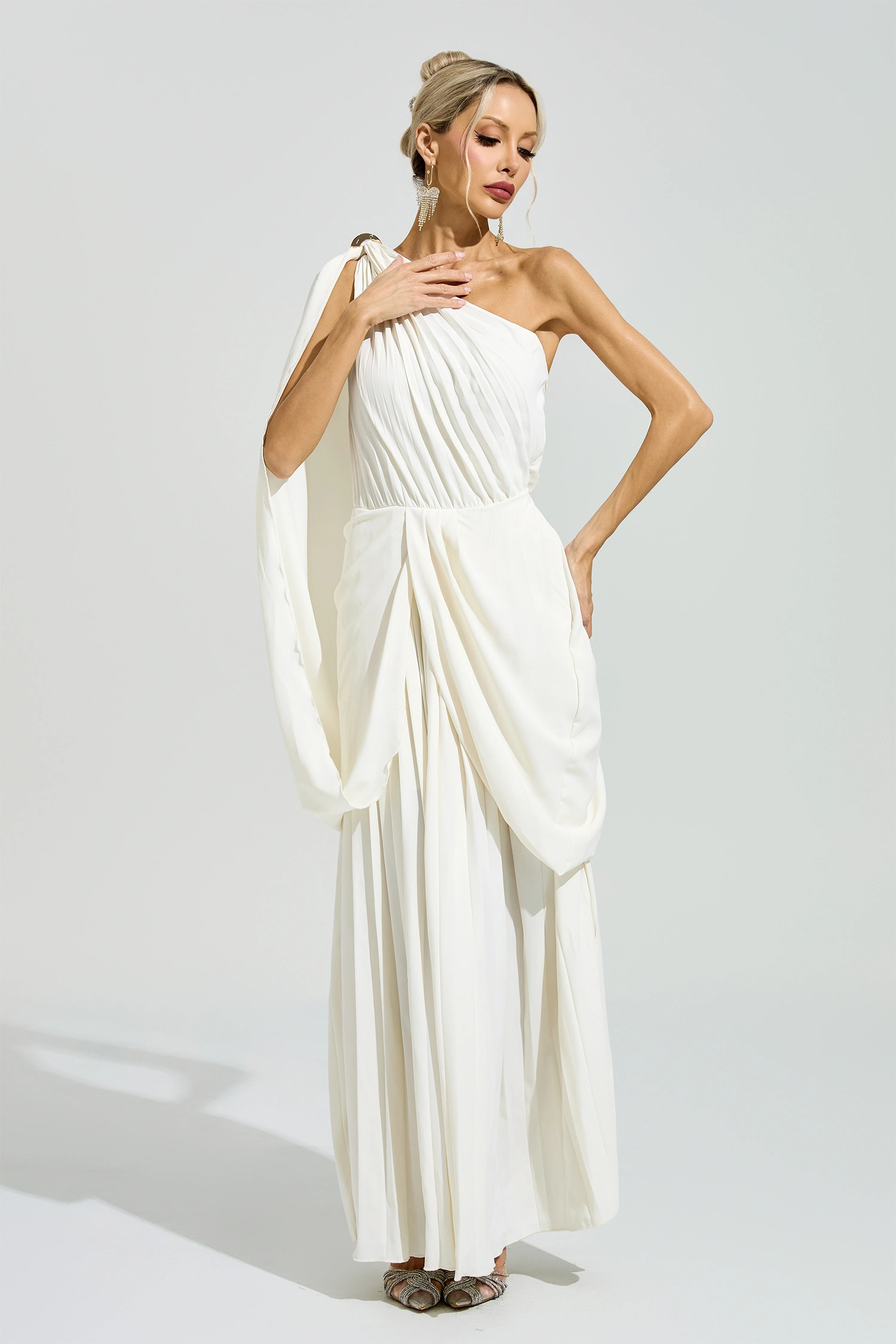 Parks Apricot Sleeveless Maxi Dress
