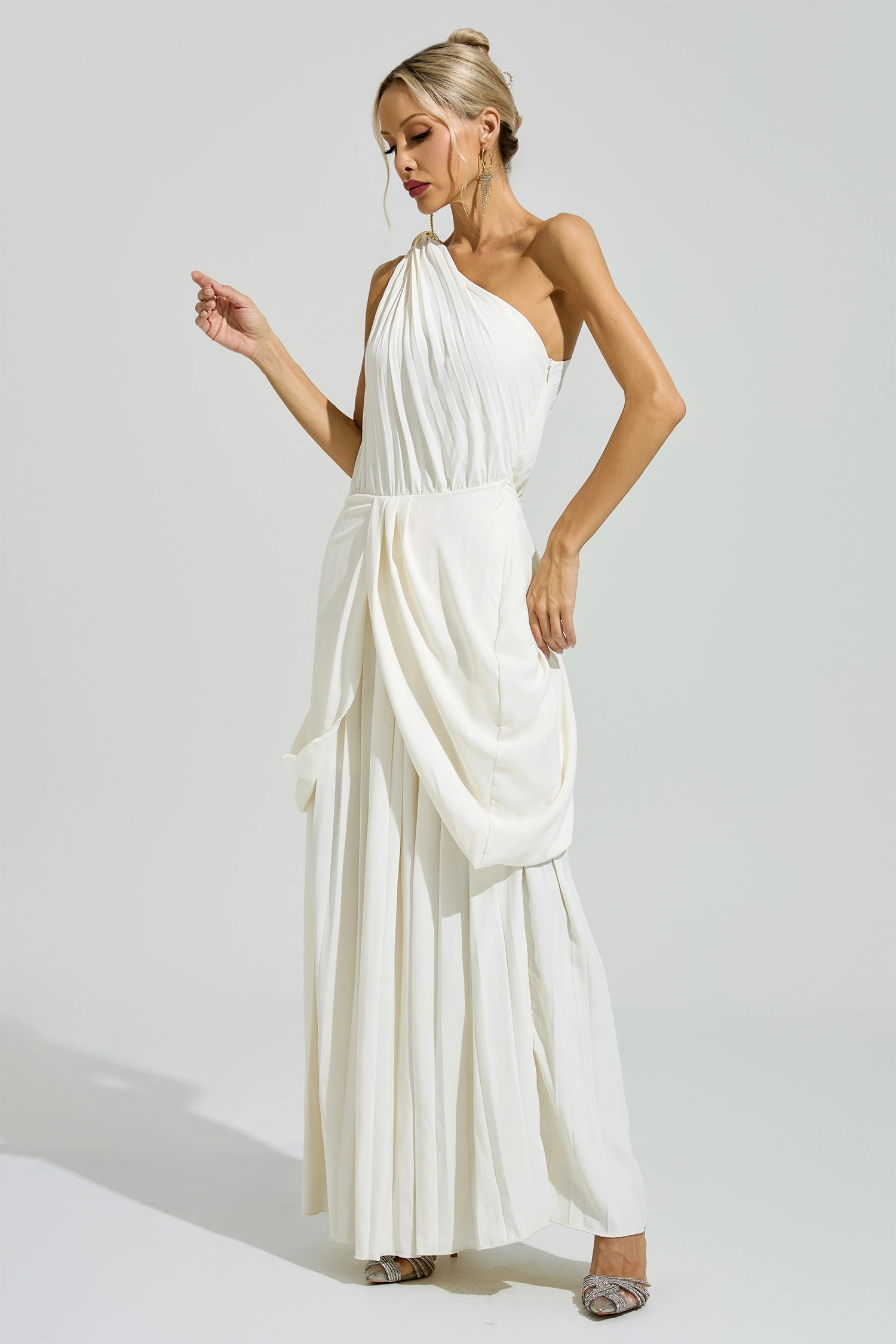 Parks Apricot Sleeveless Maxi Dress