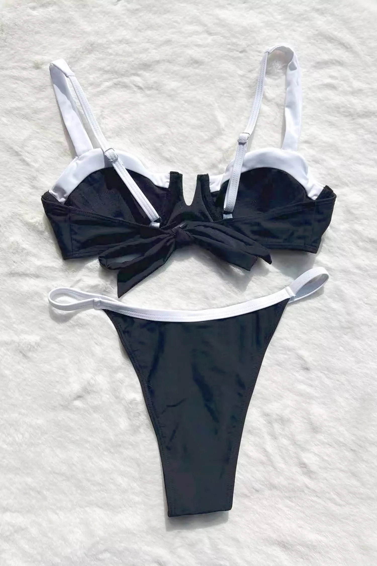 Martini Black Bandeau Bikini-CATCHALL