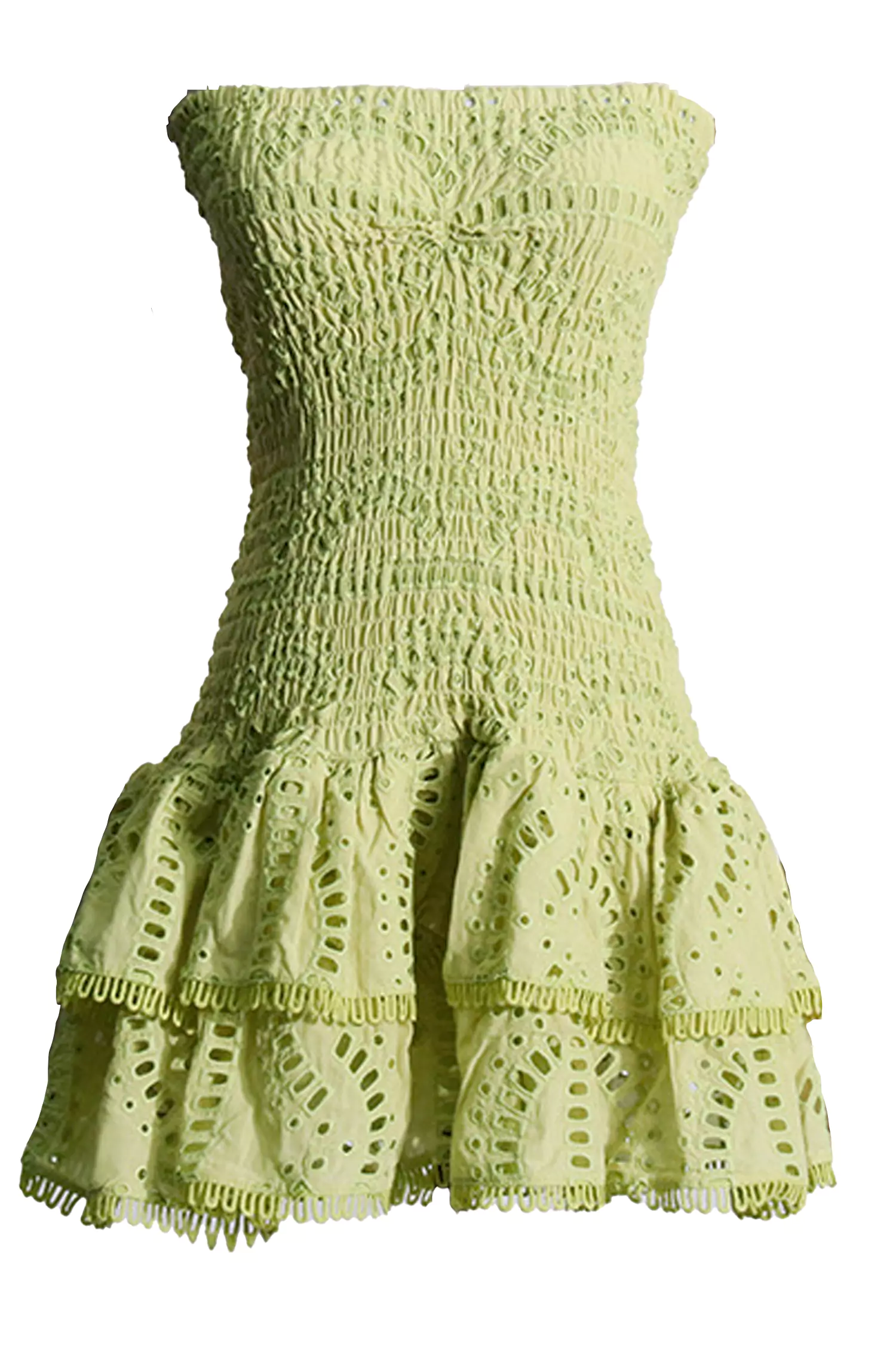 Bridget Green Ruffle Mini Dress-CATCHALL