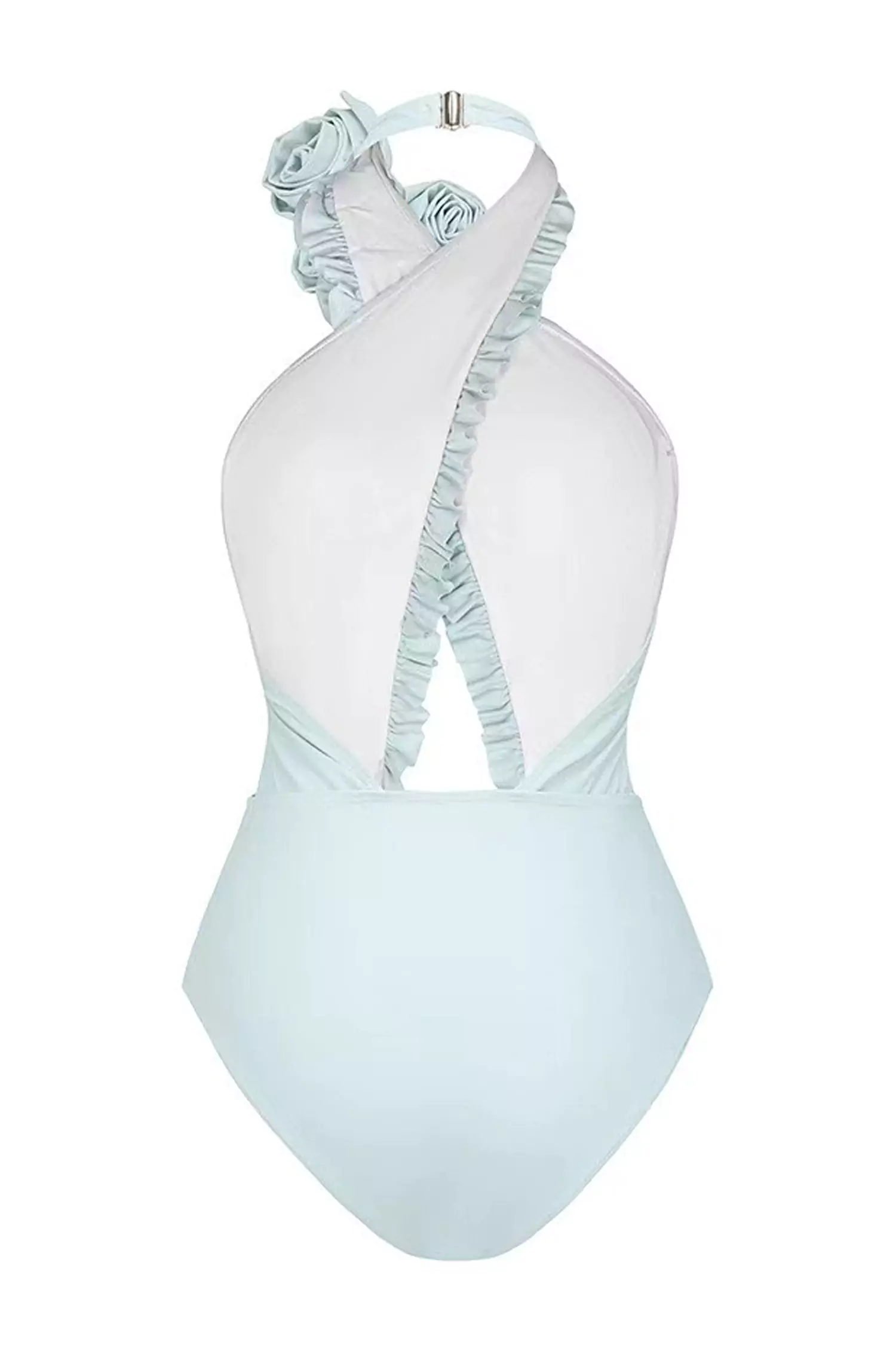  Dalia Blue Floral One Piece Swimwear-CATCHALL