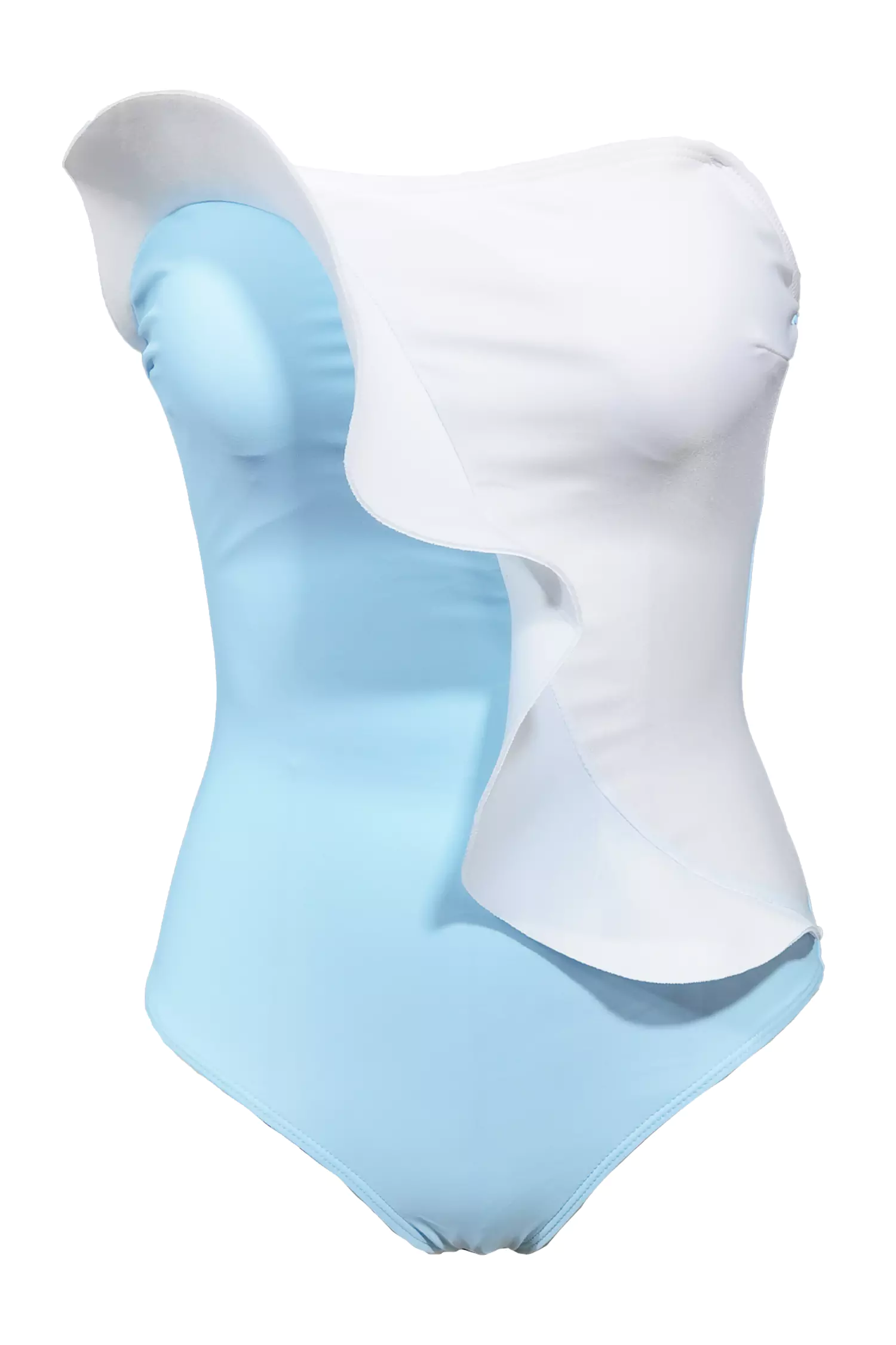 Nikki Blue Transparent Straps Swimwear-CATCHALL