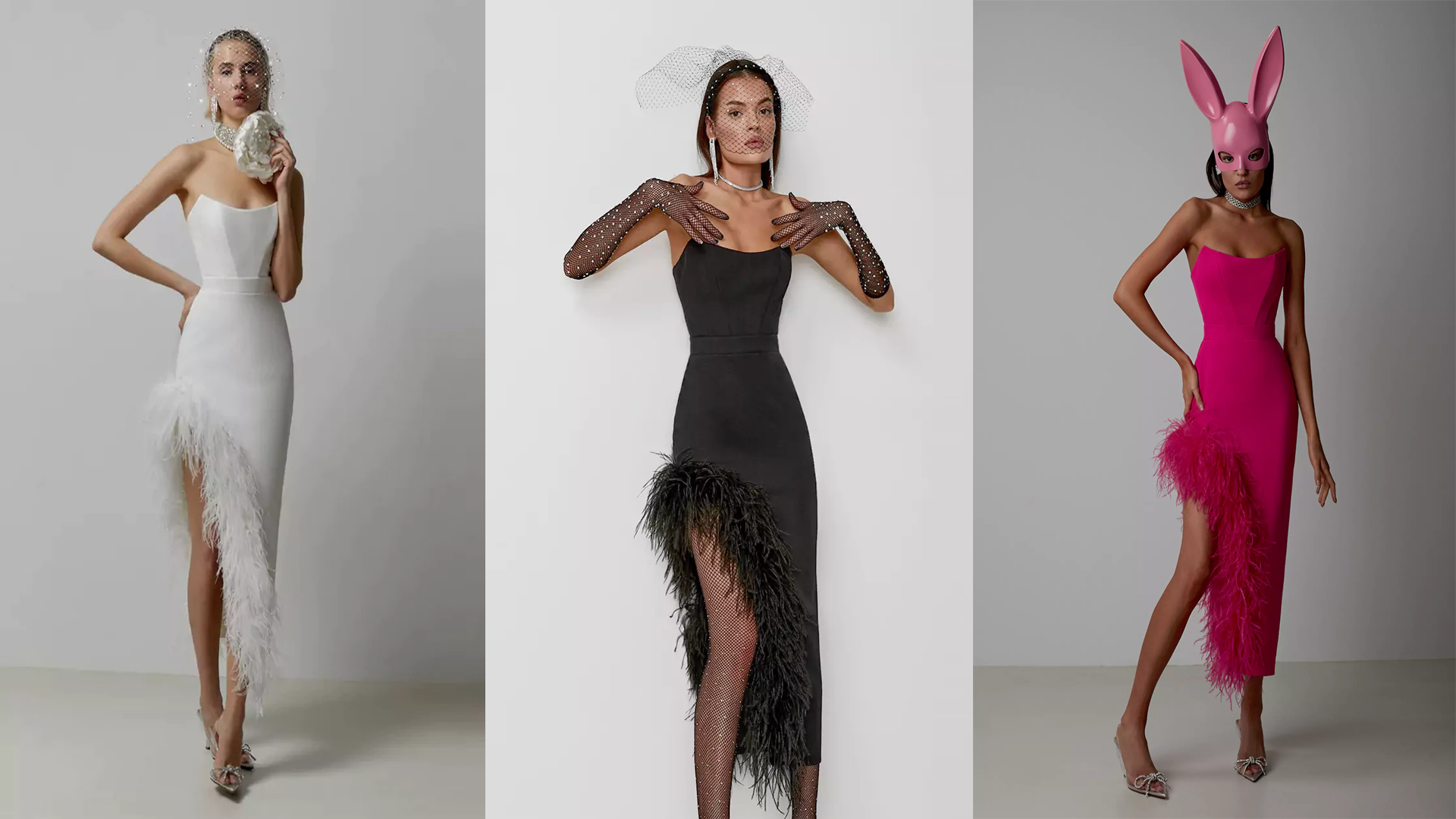 Feather Dresses as the Fashion Benchmark Trend of Present and Future
