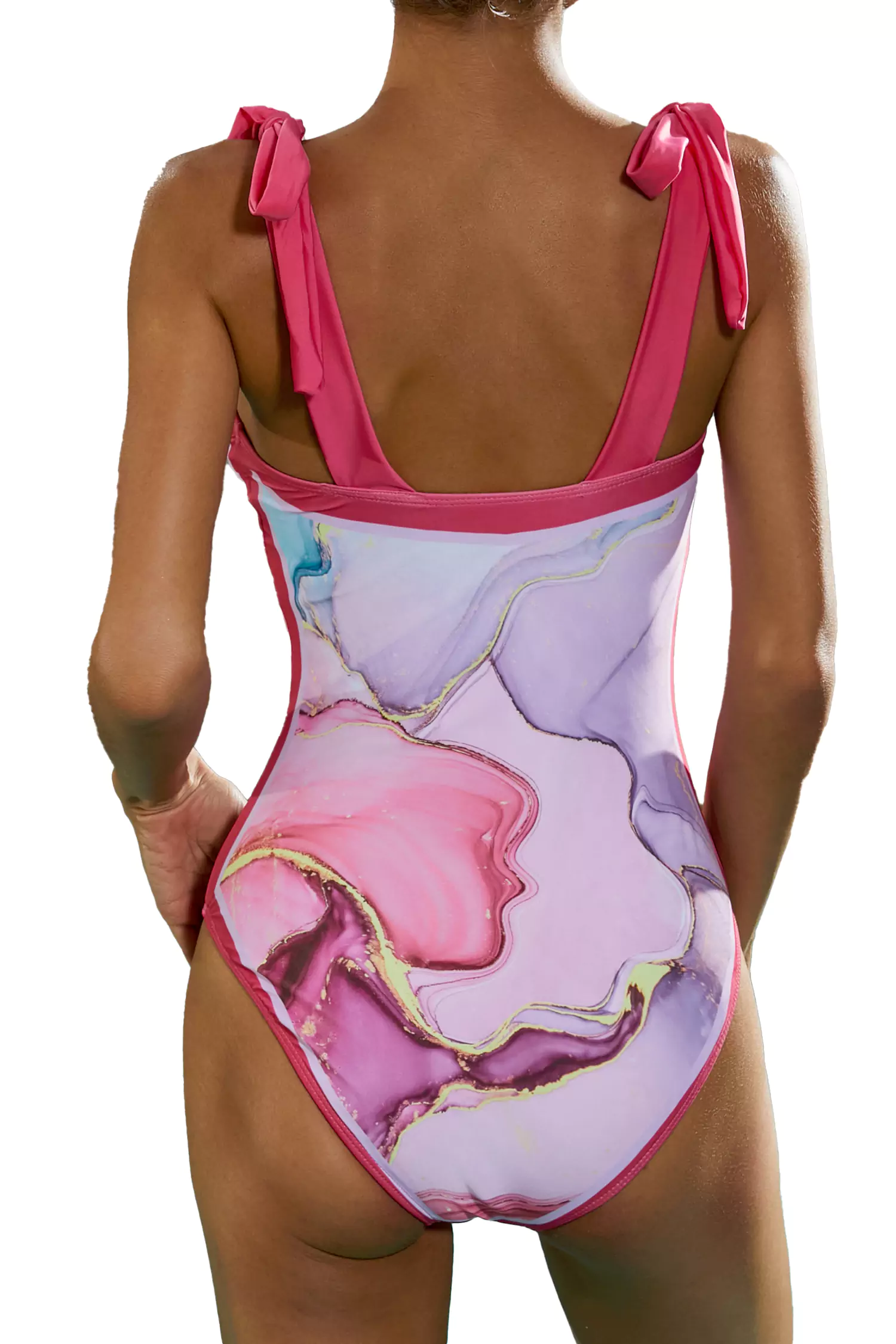 Kynlee Pink One Piece Swimwear-CATCHALL
