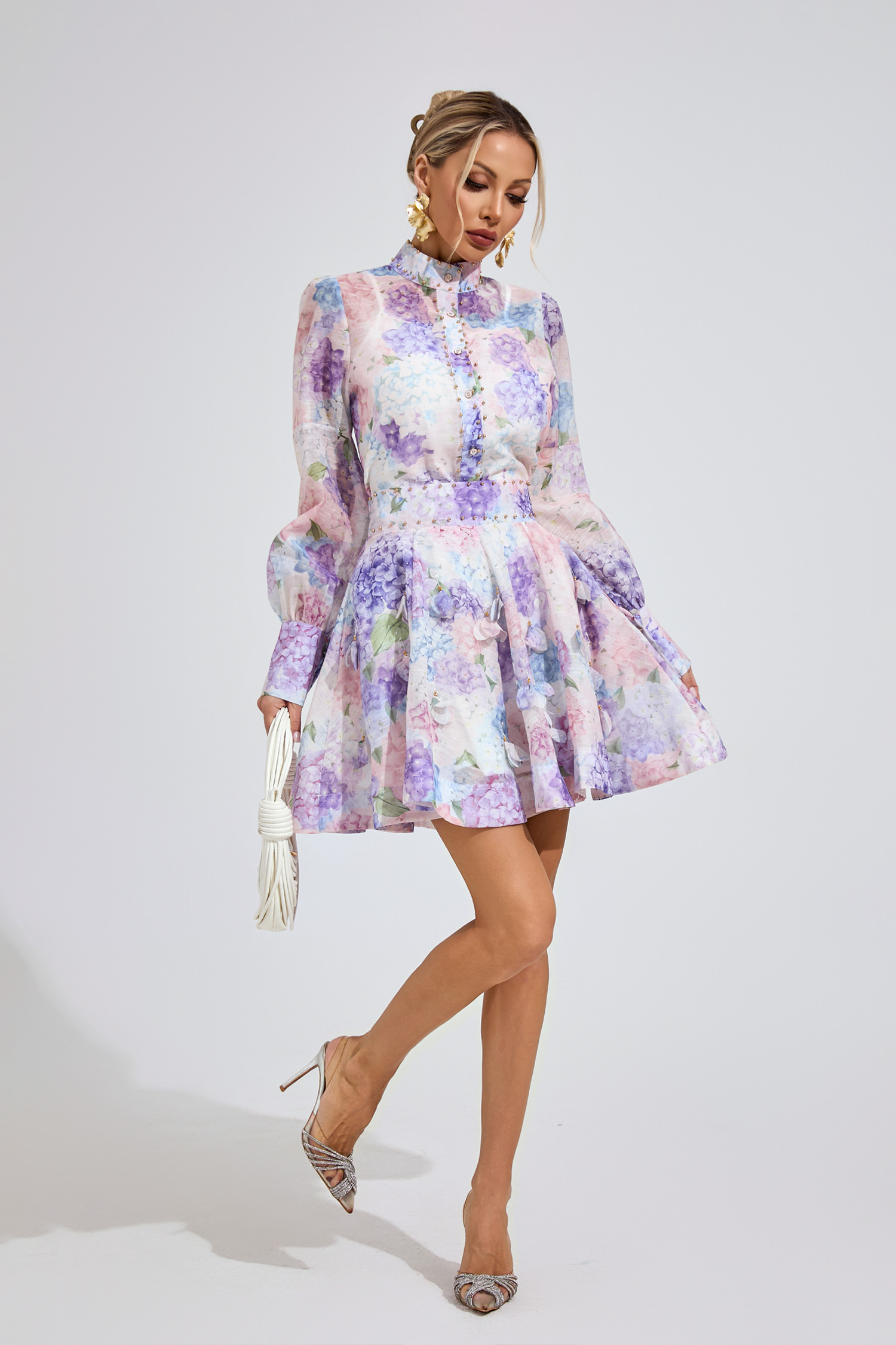 Alice  Purple corset Two Piece Dresses
