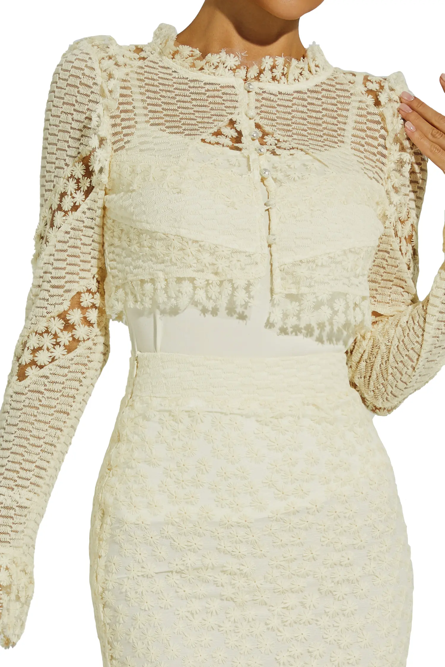 Vita Beige Lace Trumpet Set-CATCHALL