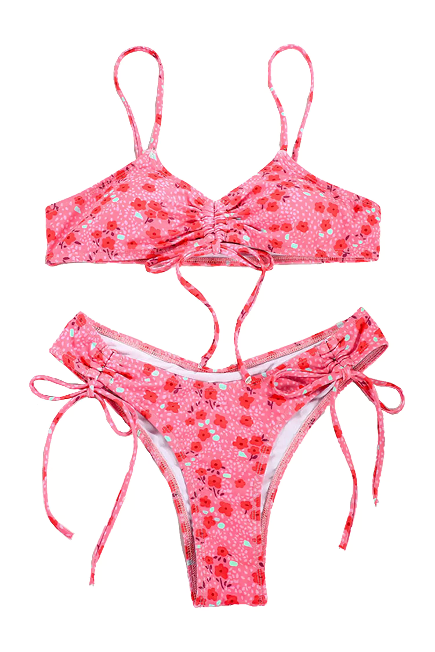Emmeline Pink Bow Tie Bikini-CATCHALL