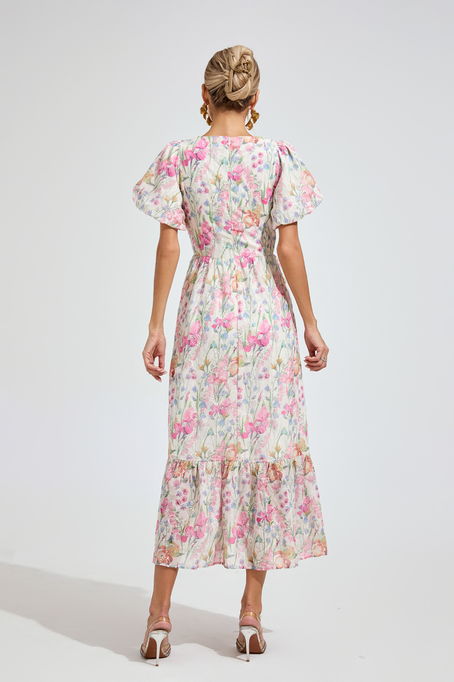 Baxter Floral Print Midi Dress