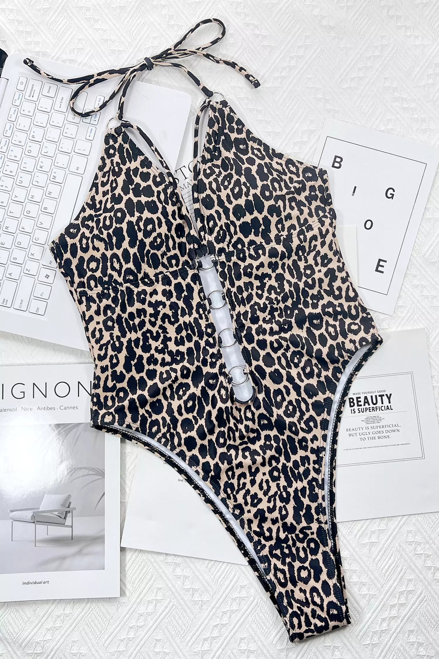Stormi Leopard One Piece Swimwear-CATCHALL