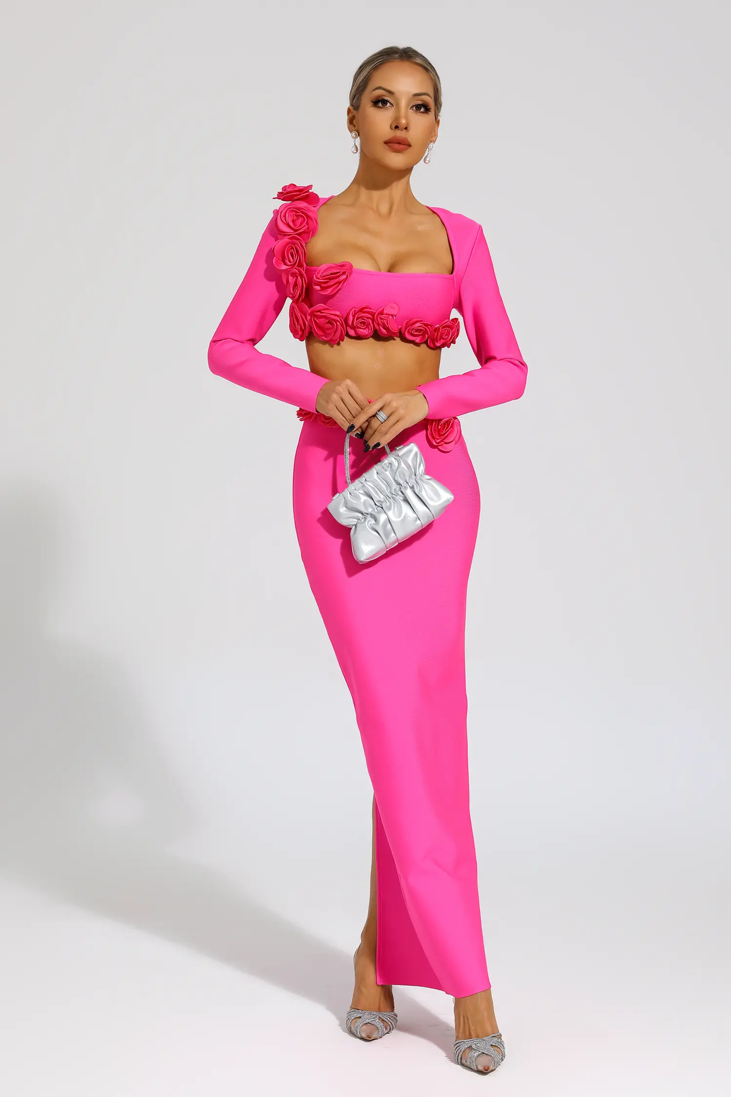 Abel Rose Red Rose Flower Set-CATCHALL