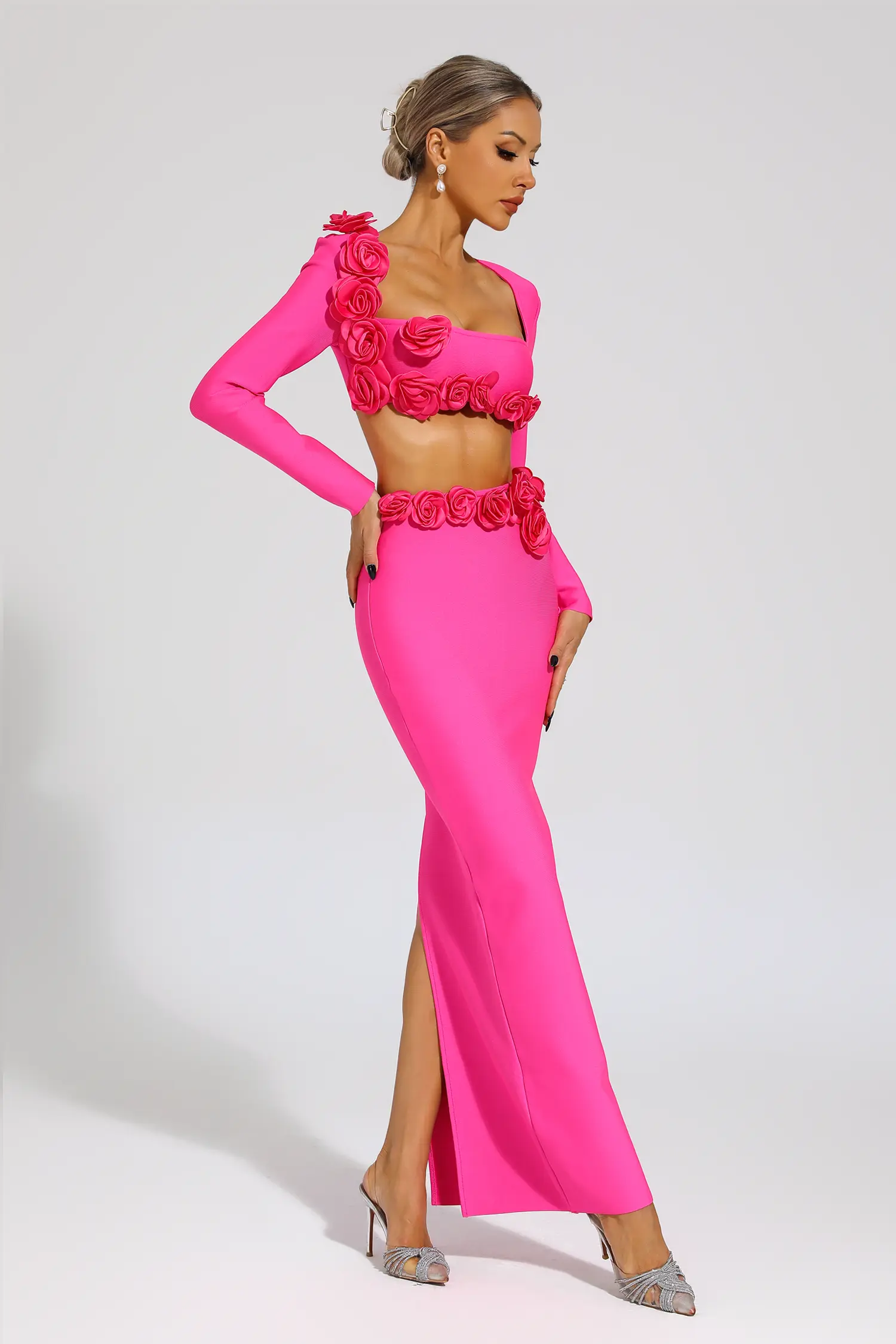 Abel Rose Red Rose Flower Set-CATCHALL