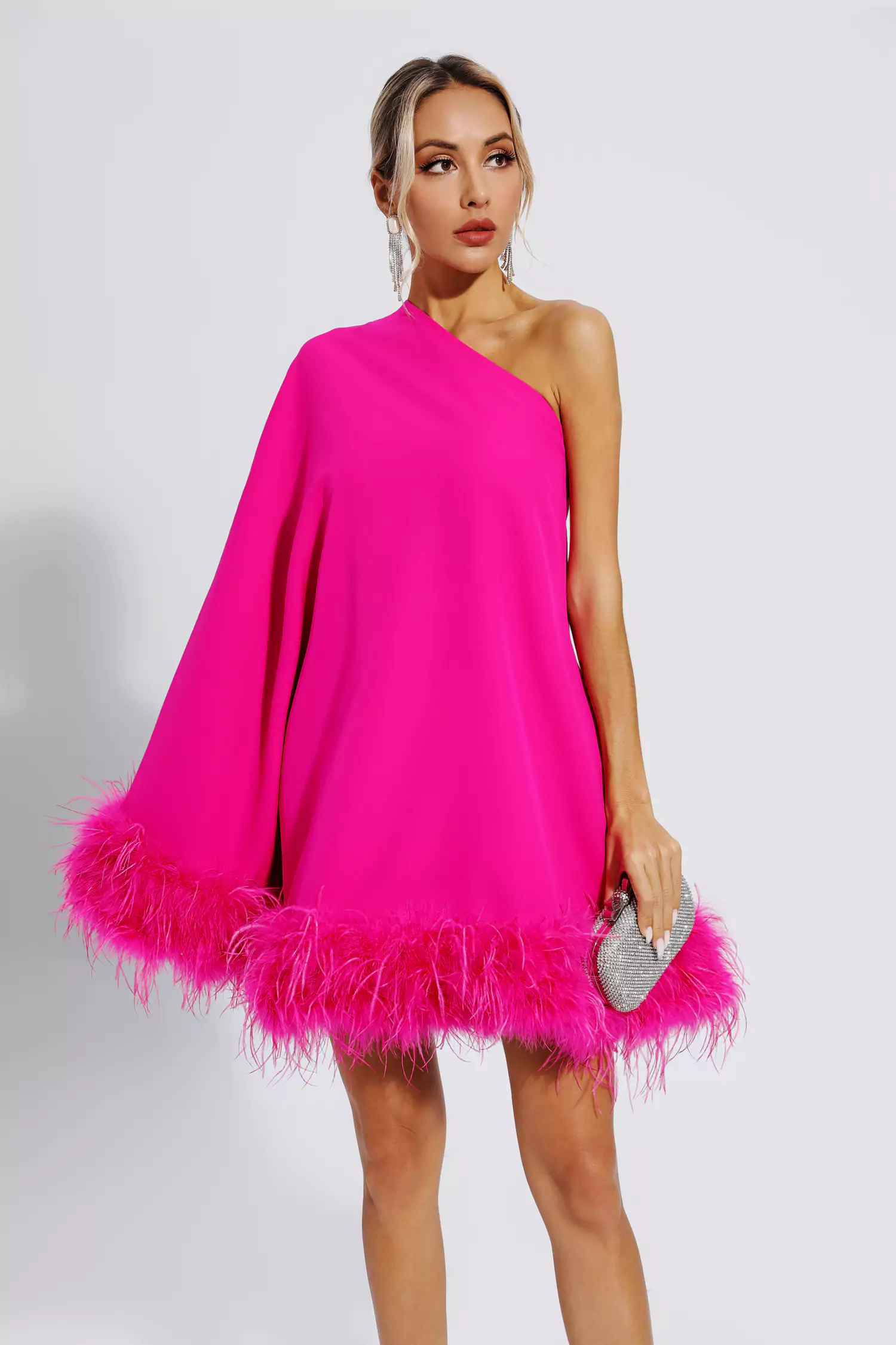 https://img-va.myshopline.com/image/store/1694484096840/Ailani-Pink-Feather-Trim-One-Shoulder-Mini-Dress-(2).png?w=1500&h=2250