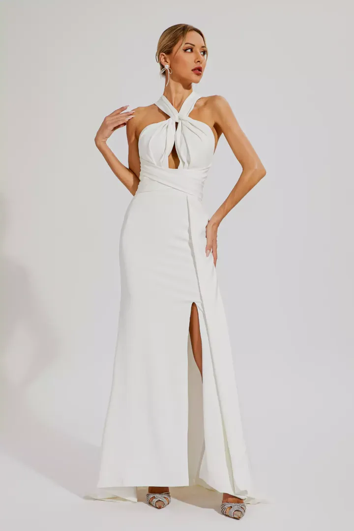 Alessia White Maxi Dress main image 0