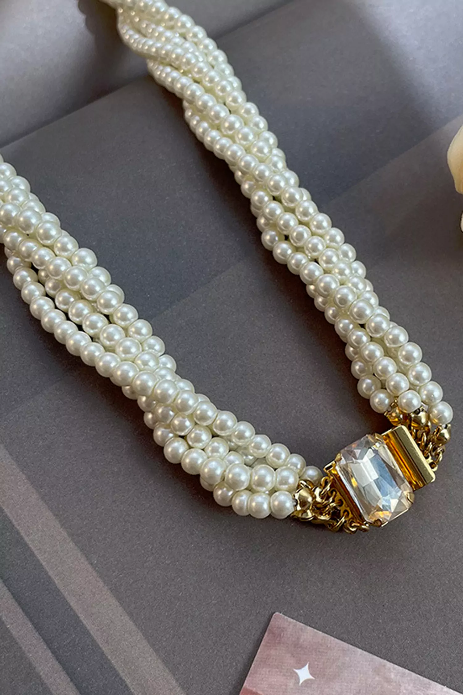 Alianna White Pearl Necklace-CATCHALL