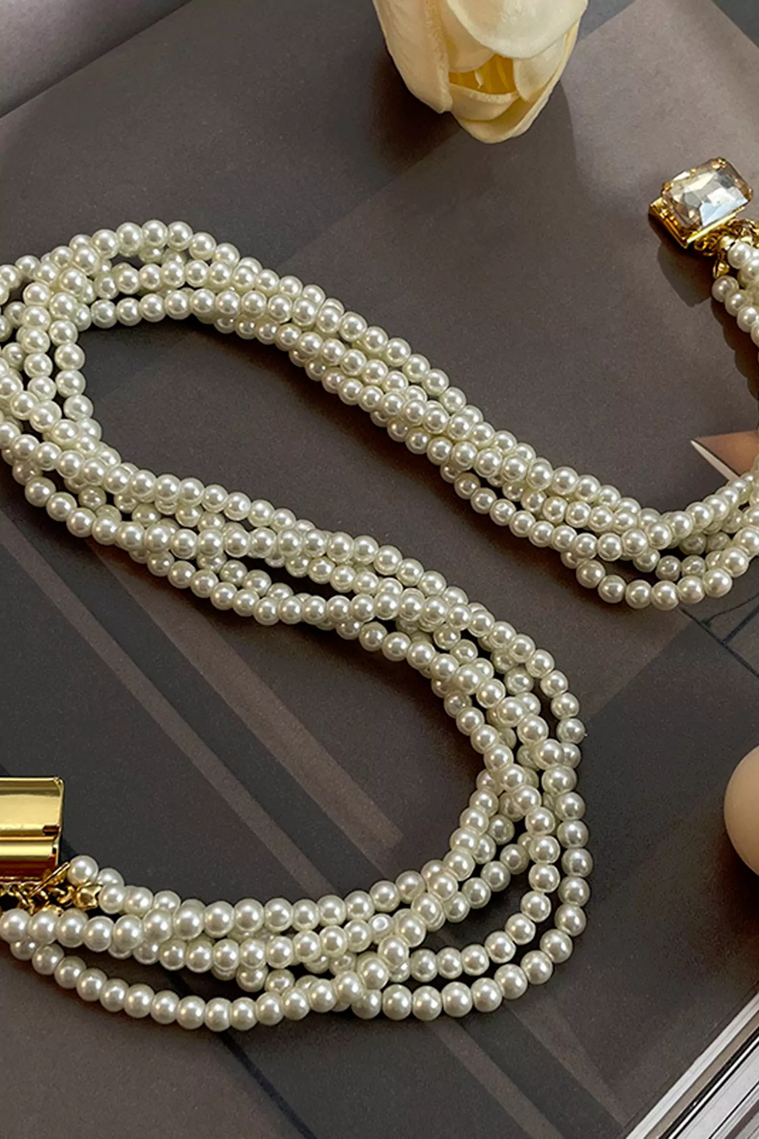 Alianna White Pearl Necklace-CATCHALL