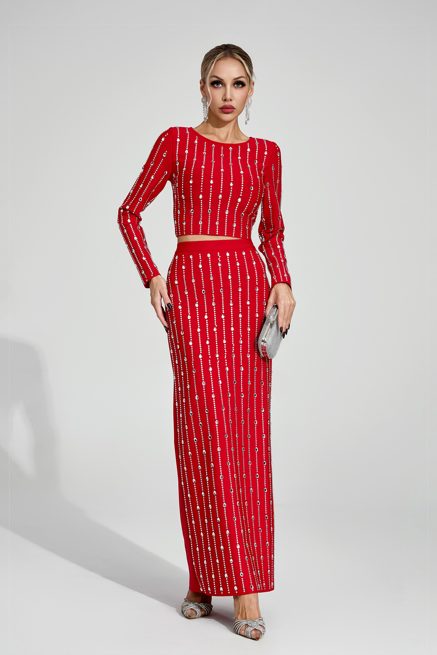 Amaryllis Red Diamond Two Piece Set