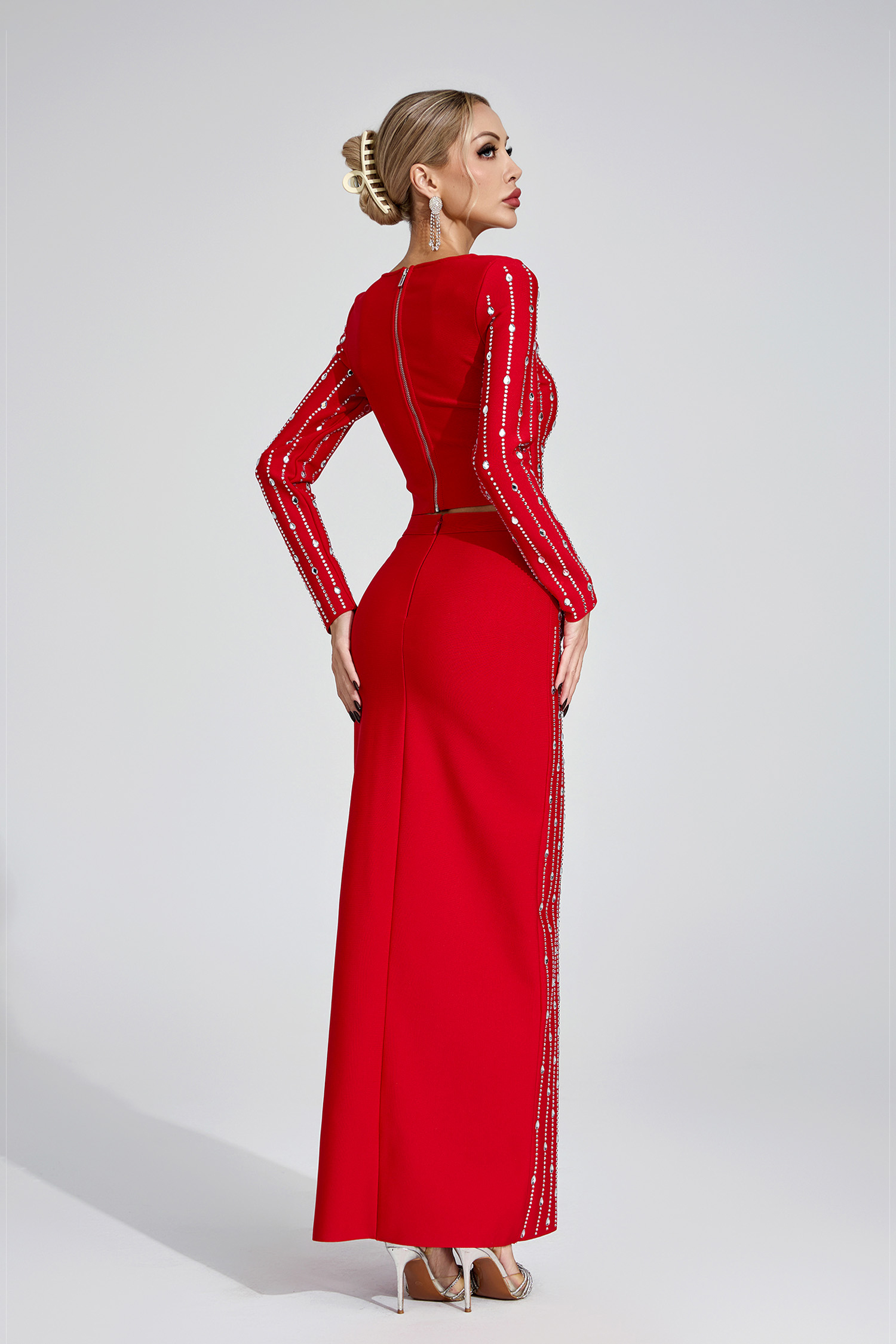 Amaryllis Red Diamond Two Piece Set