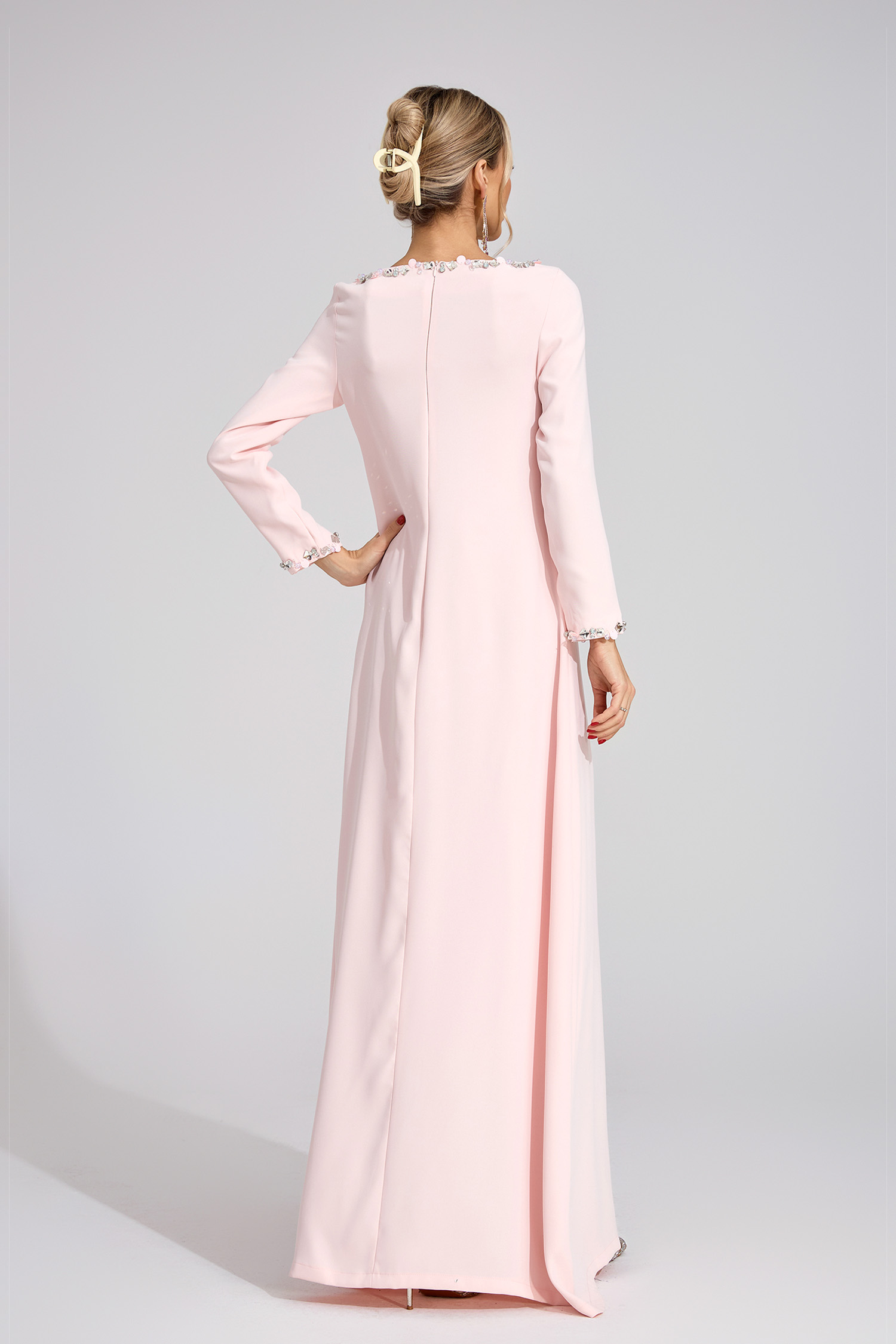 Angharad Pink Relaxed Maxi Dress