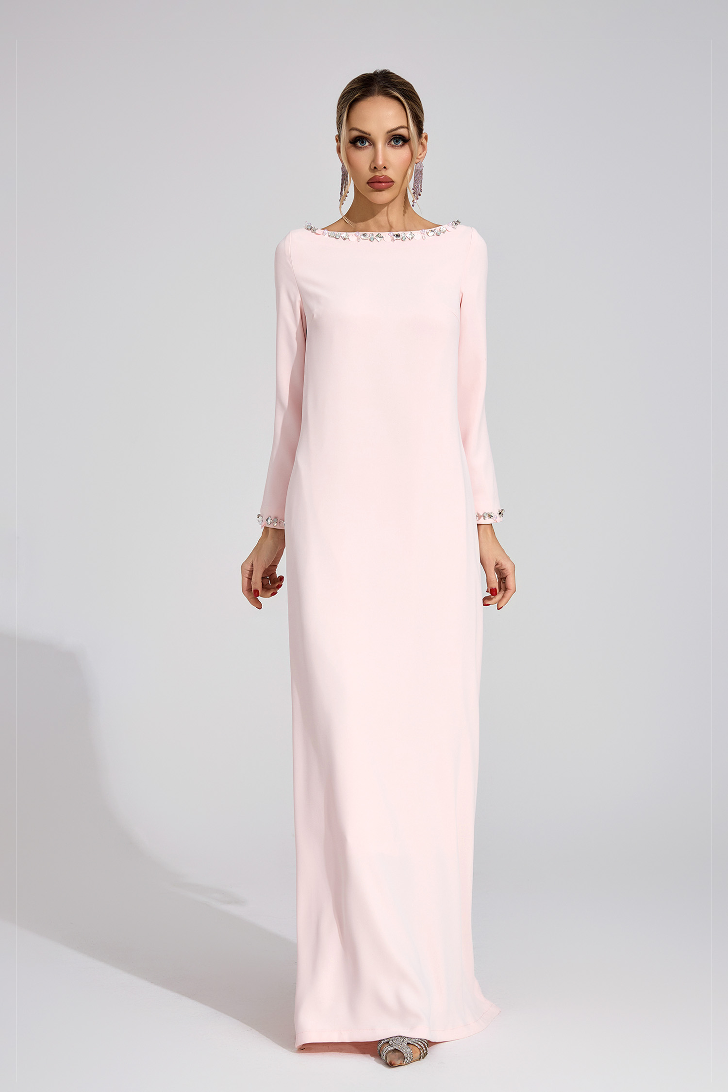 Angharad Pink Relaxed Maxi Dress