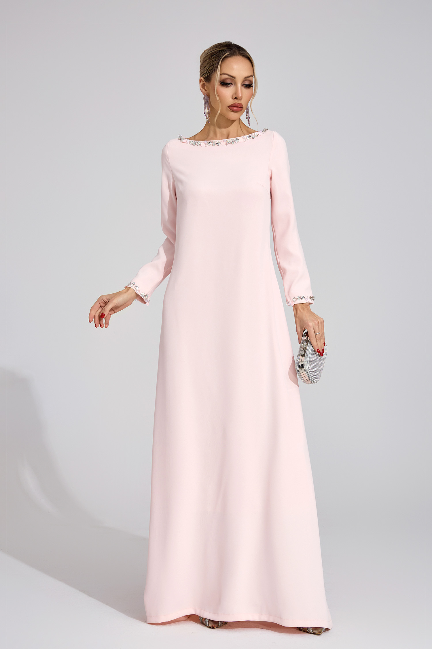 Angharad Pink Relaxed Maxi Dress
