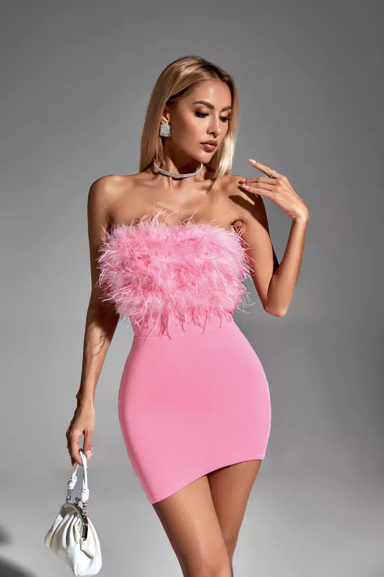 Women's Feather Dresses $100 or more Worldwide Free Shipping – CATCHALL