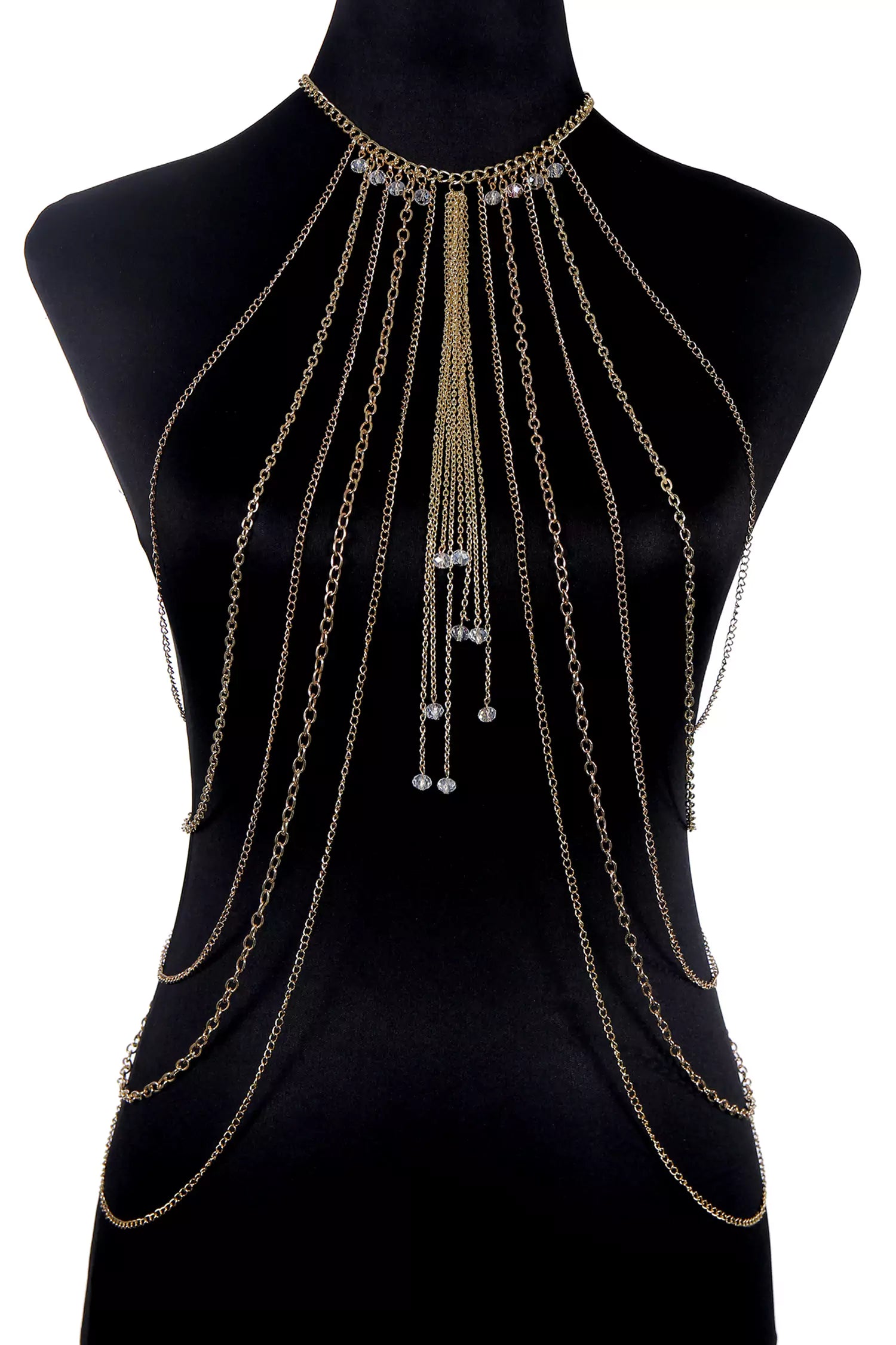 Ariyah Bikini Embellished Body Chain-CATCHALL