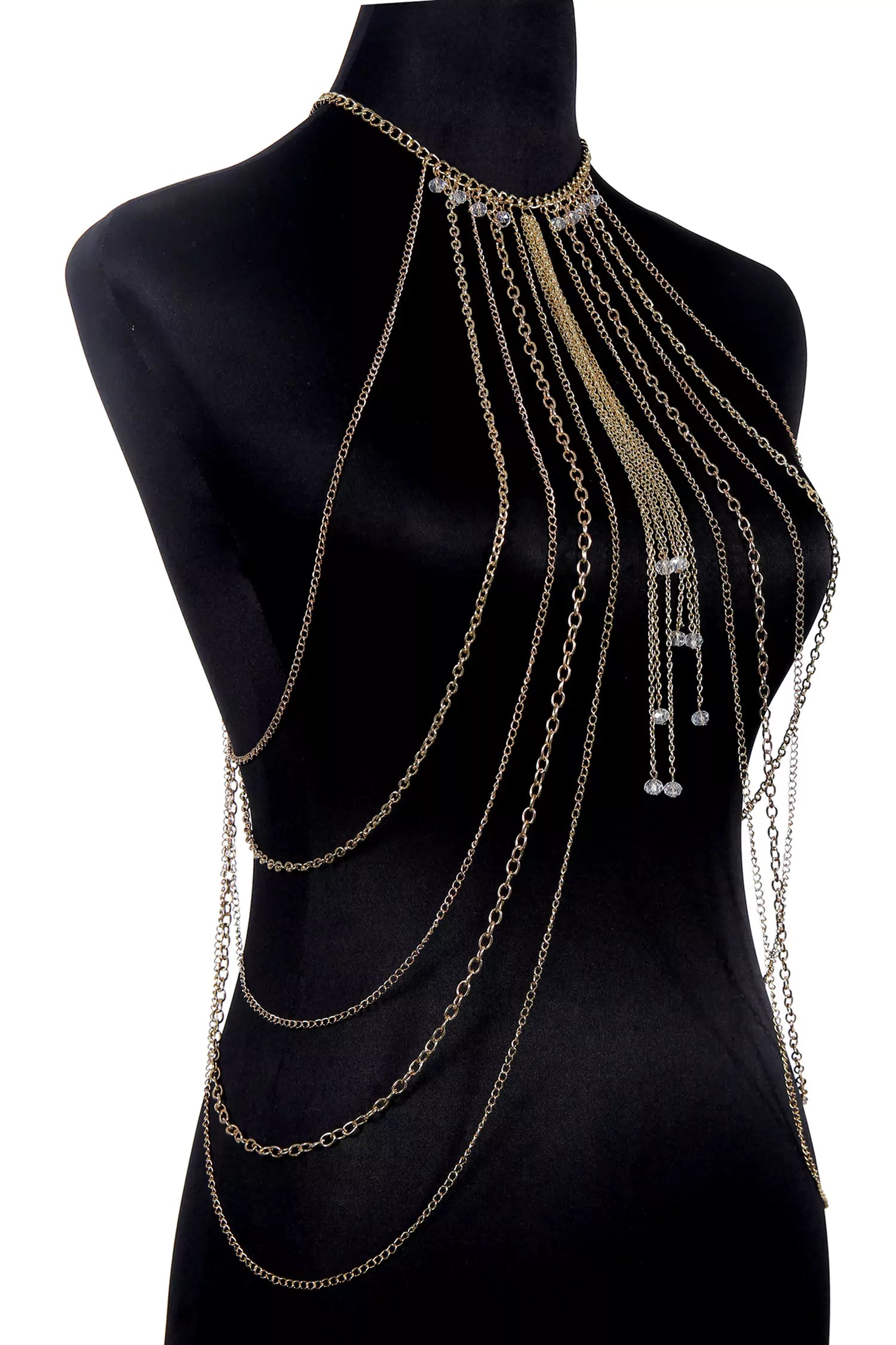Ariyah Bikini Embellished Body Chain-CATCHALL
