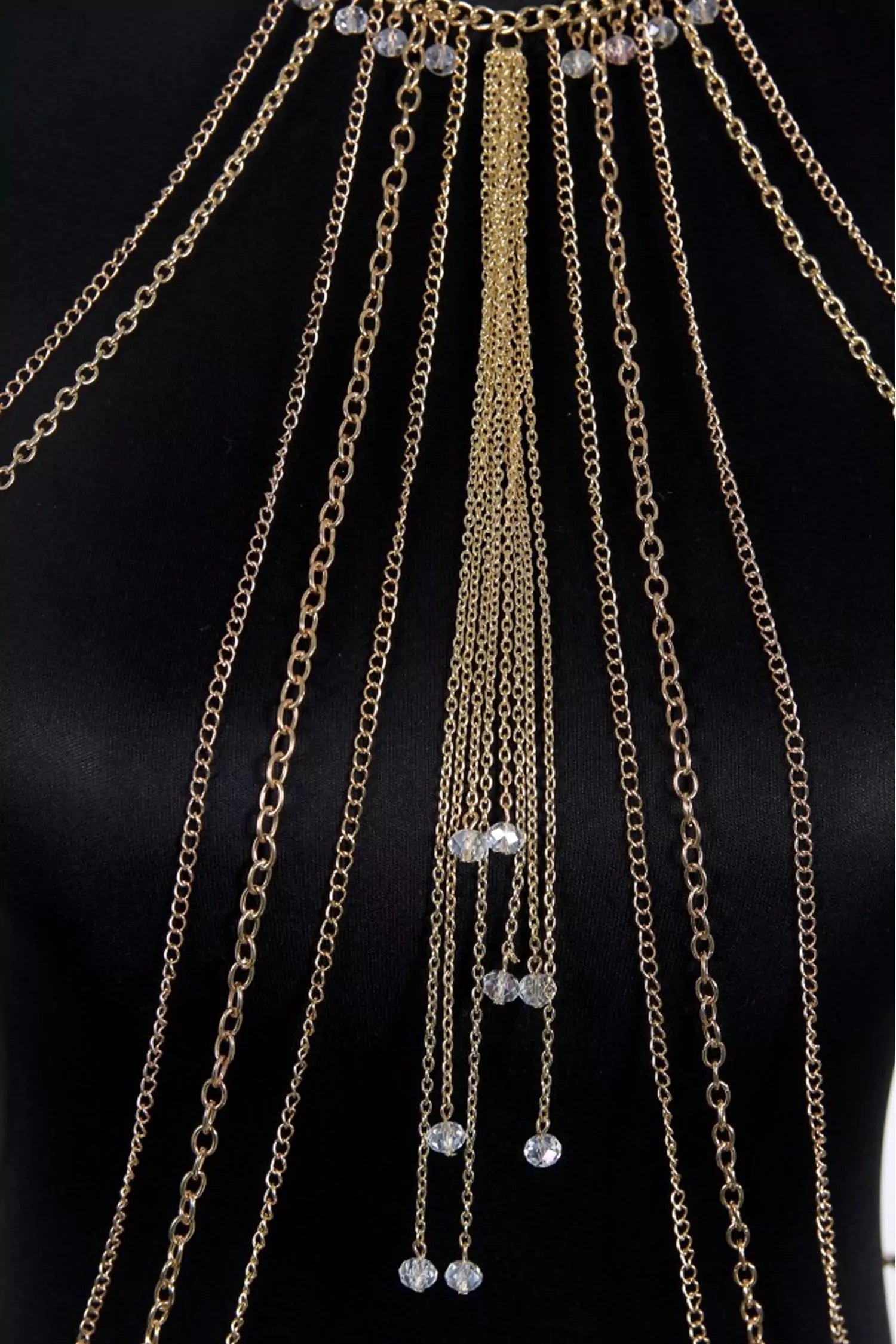 Ariyah Bikini Embellished Body Chain-CATCHALL