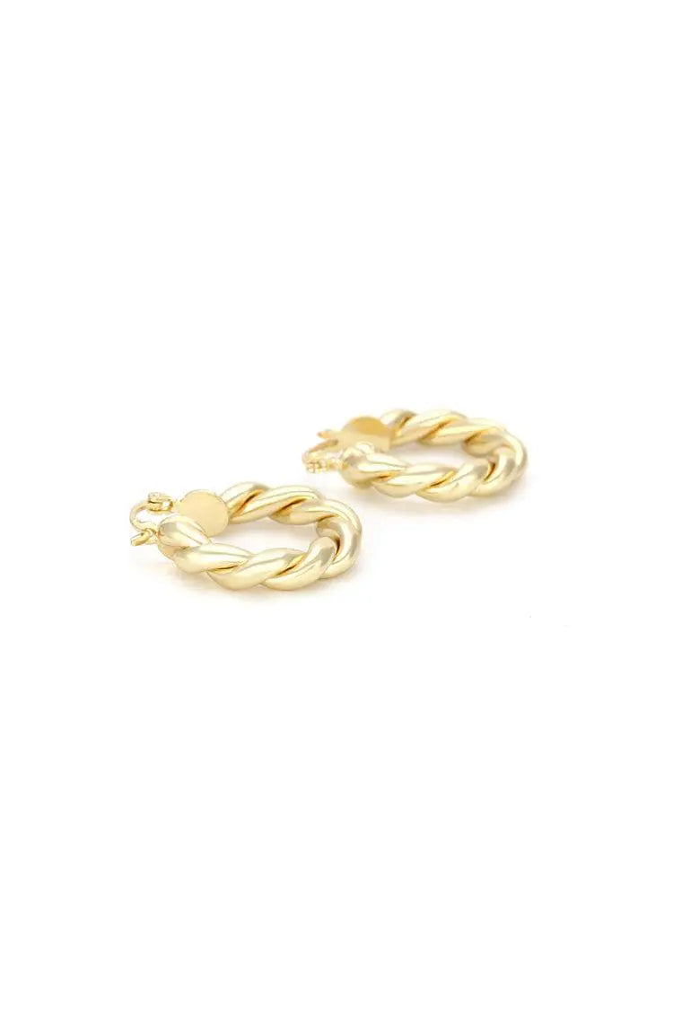 Ayla Spiral Circle Earrings-CATCHALL