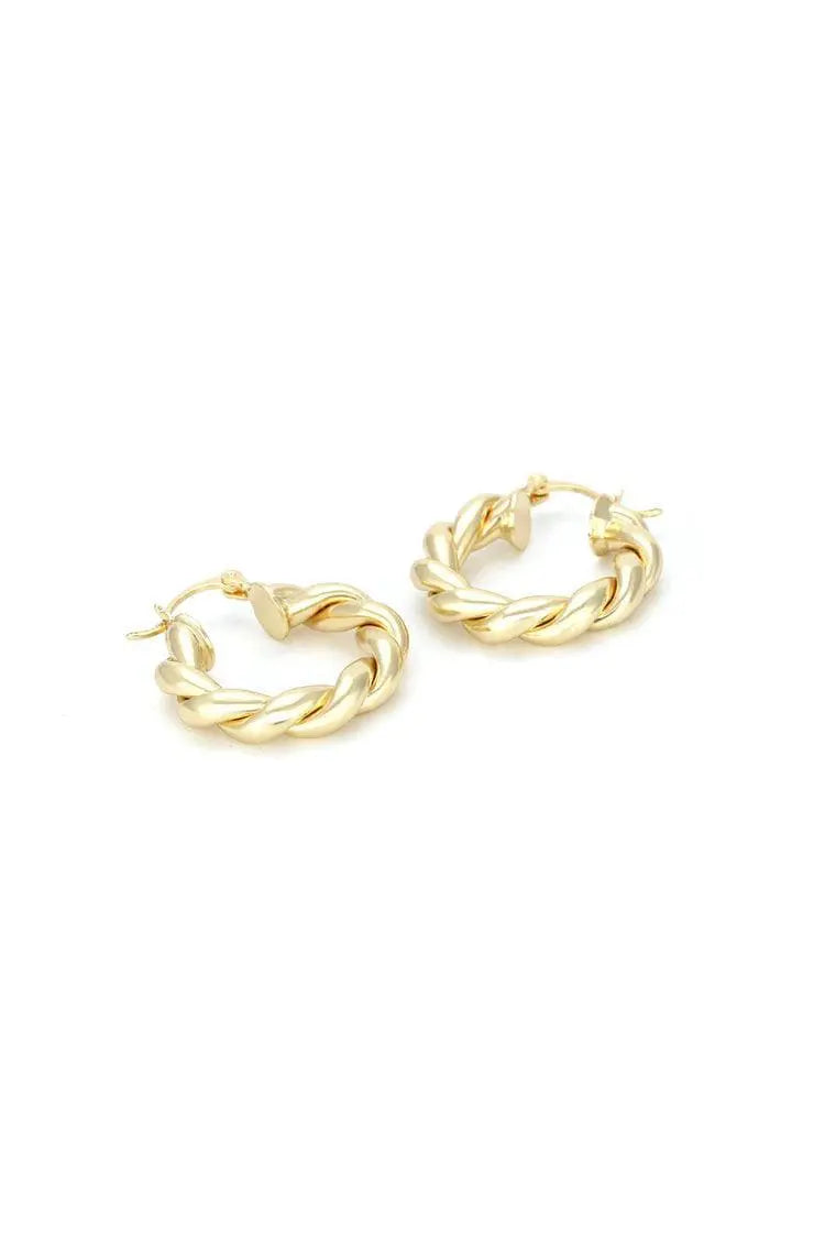 Ayla Spiral Circle Earrings-CATCHALL