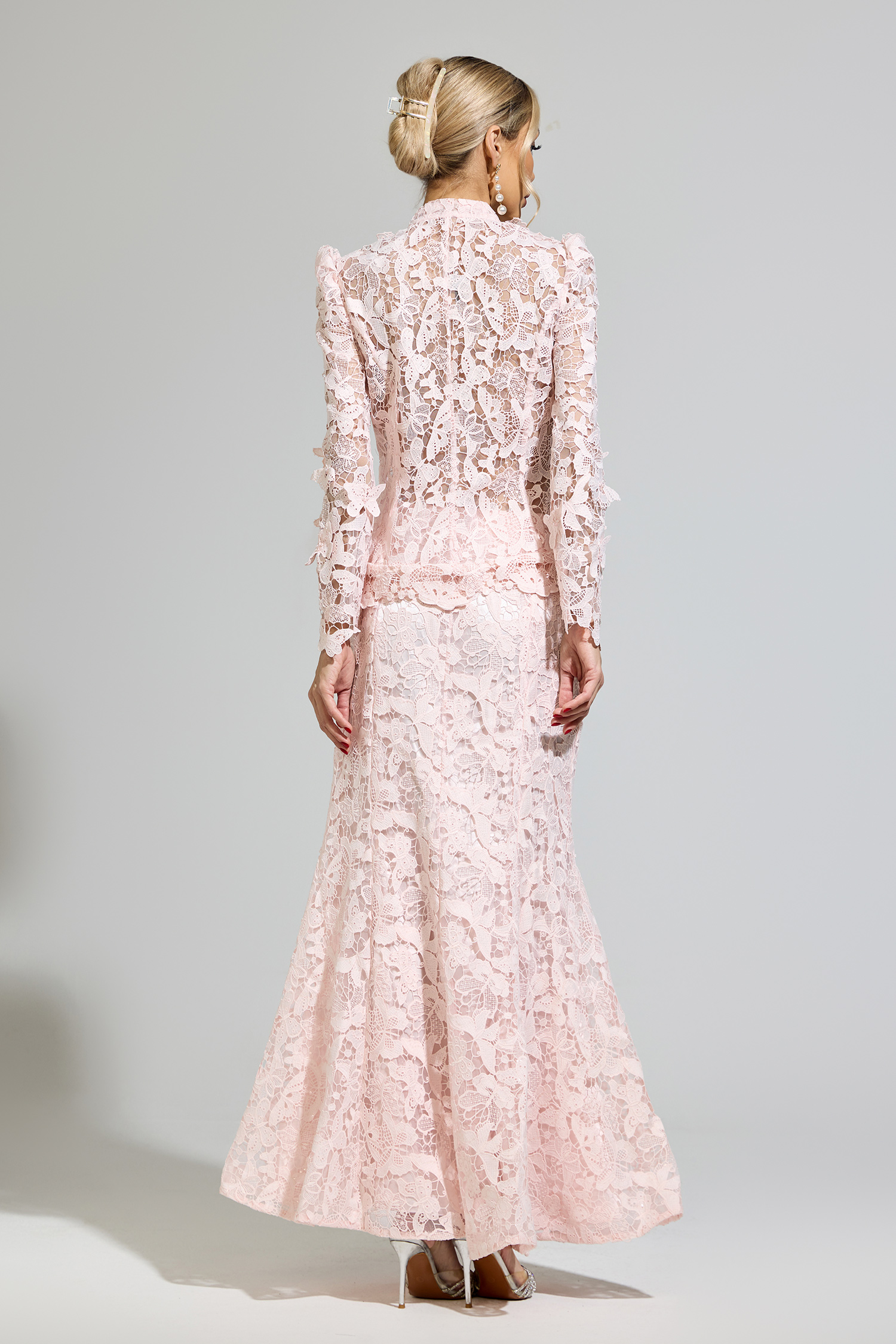 Basin Pink Lace Set